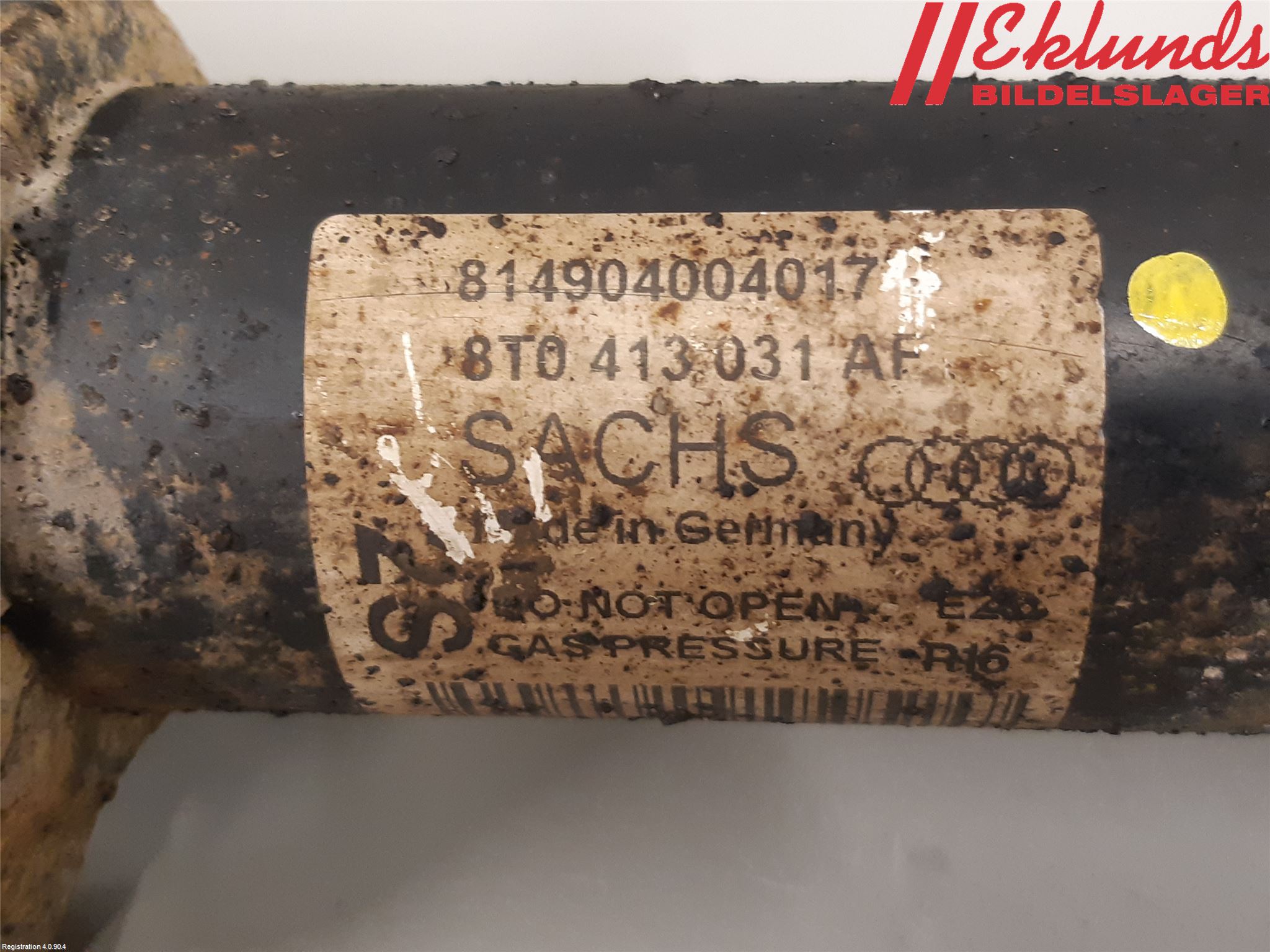 Audi A4/S4 08-11 Fjäderben Fram Vänster
