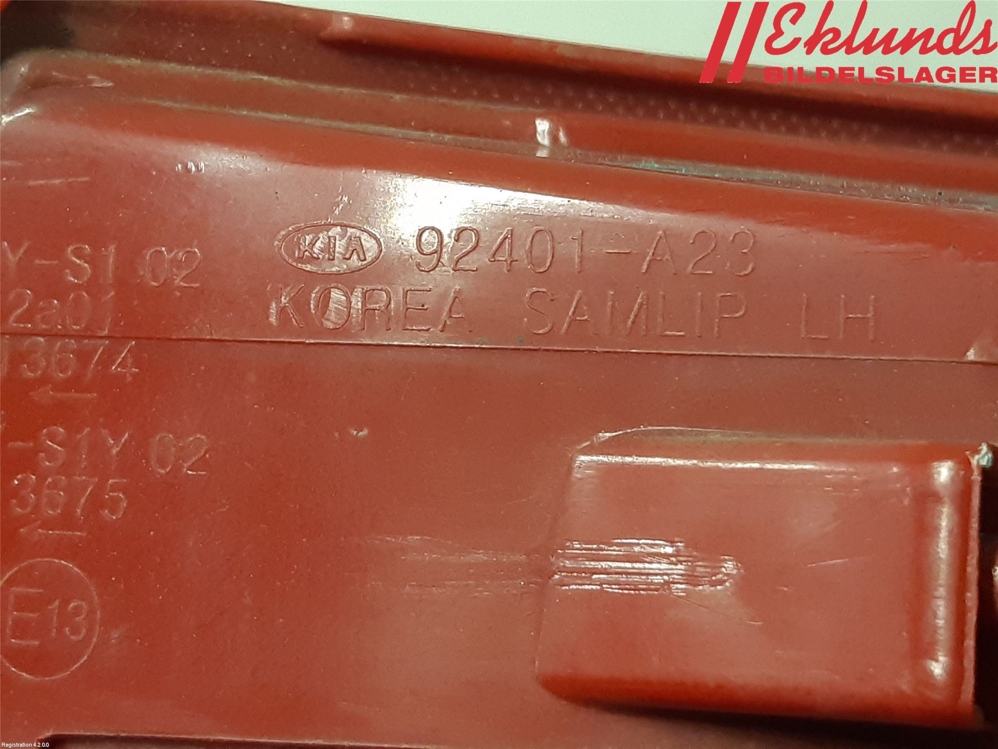 Kia CEED 12-18 Bakljus Vänster