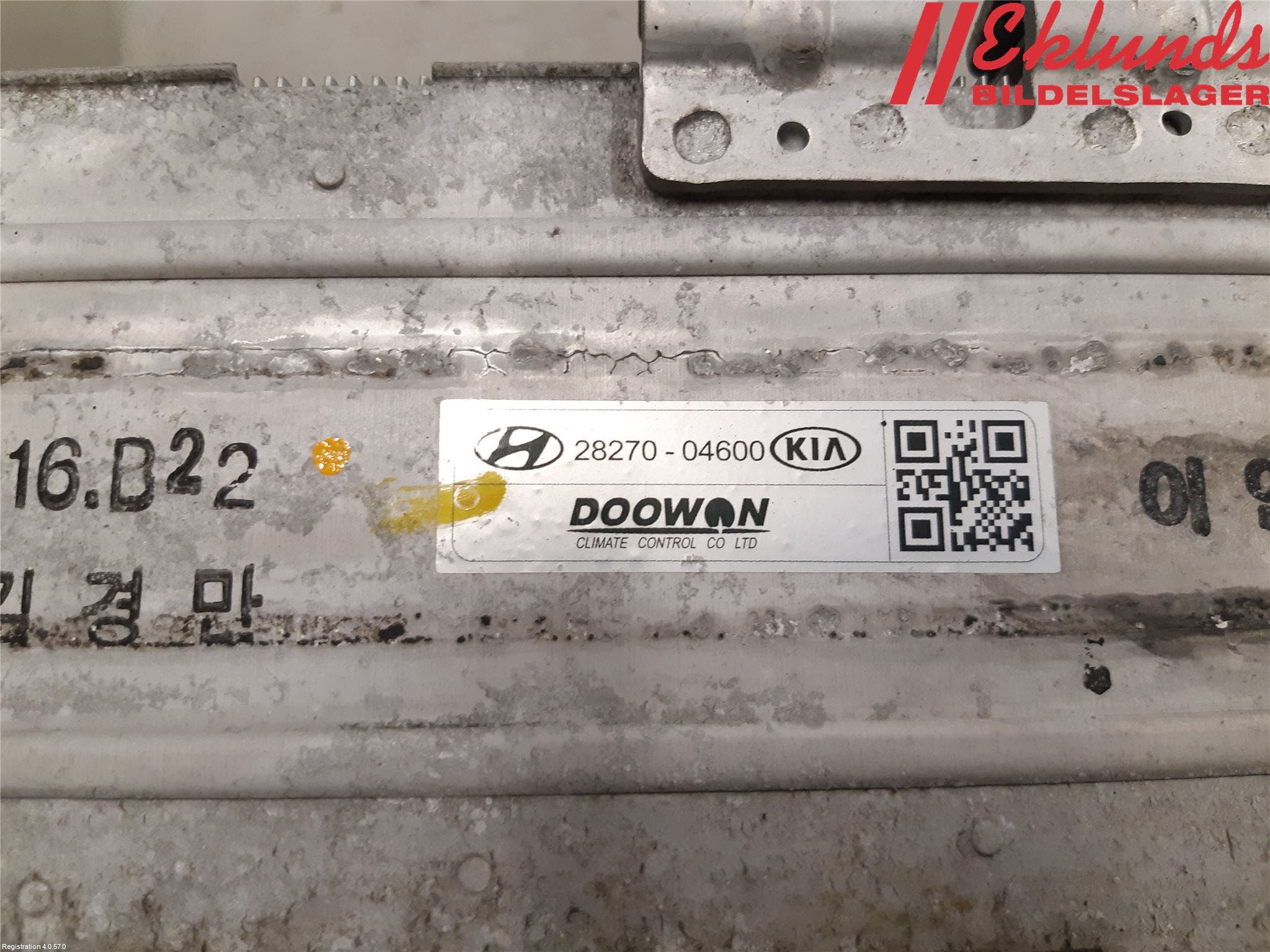 Hyundai i20 GB 15-20 Laddluft-Intercooler Kyl