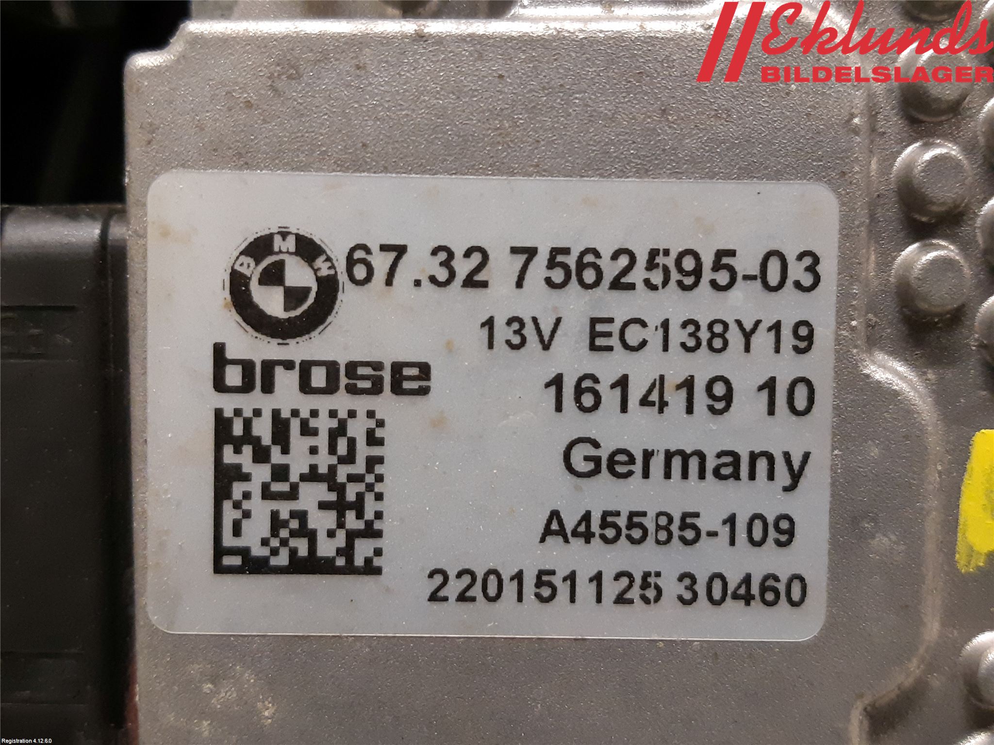 BMW X4 F26 14-18 Kylfläkt El