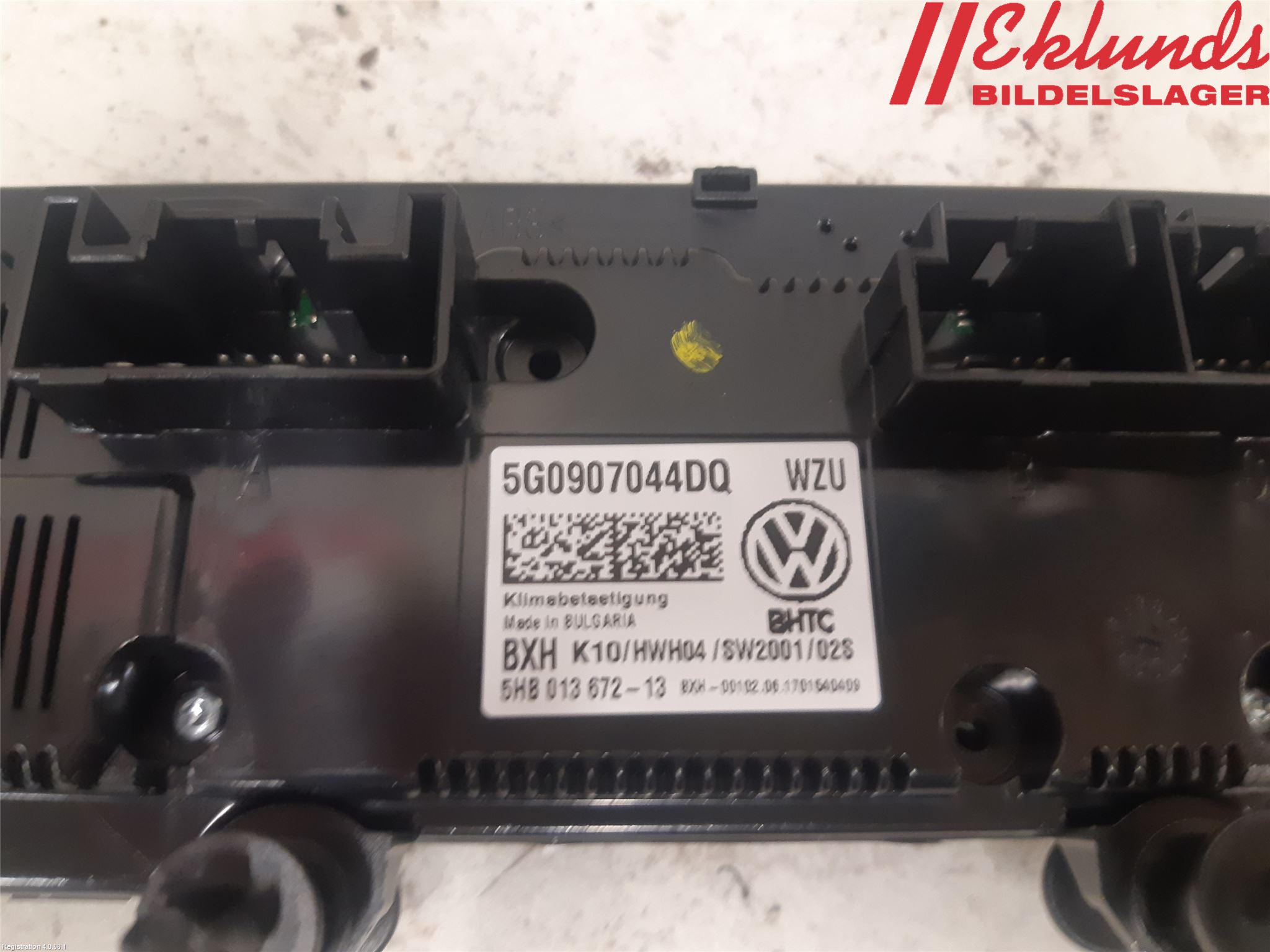 Volkswagen VW PASSAT 15-19 Ac Styrenhet Ac Manöveren