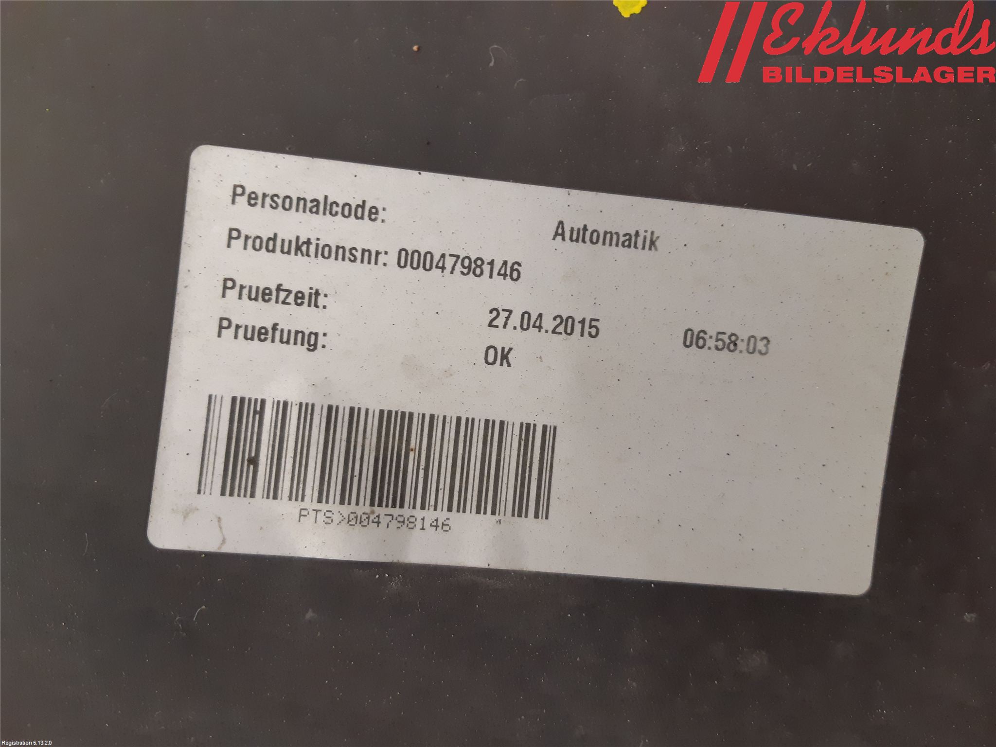 Mercedes-Benz MB A-KLASS (W176) 13-18 Stötfångarbeklädnad Bak