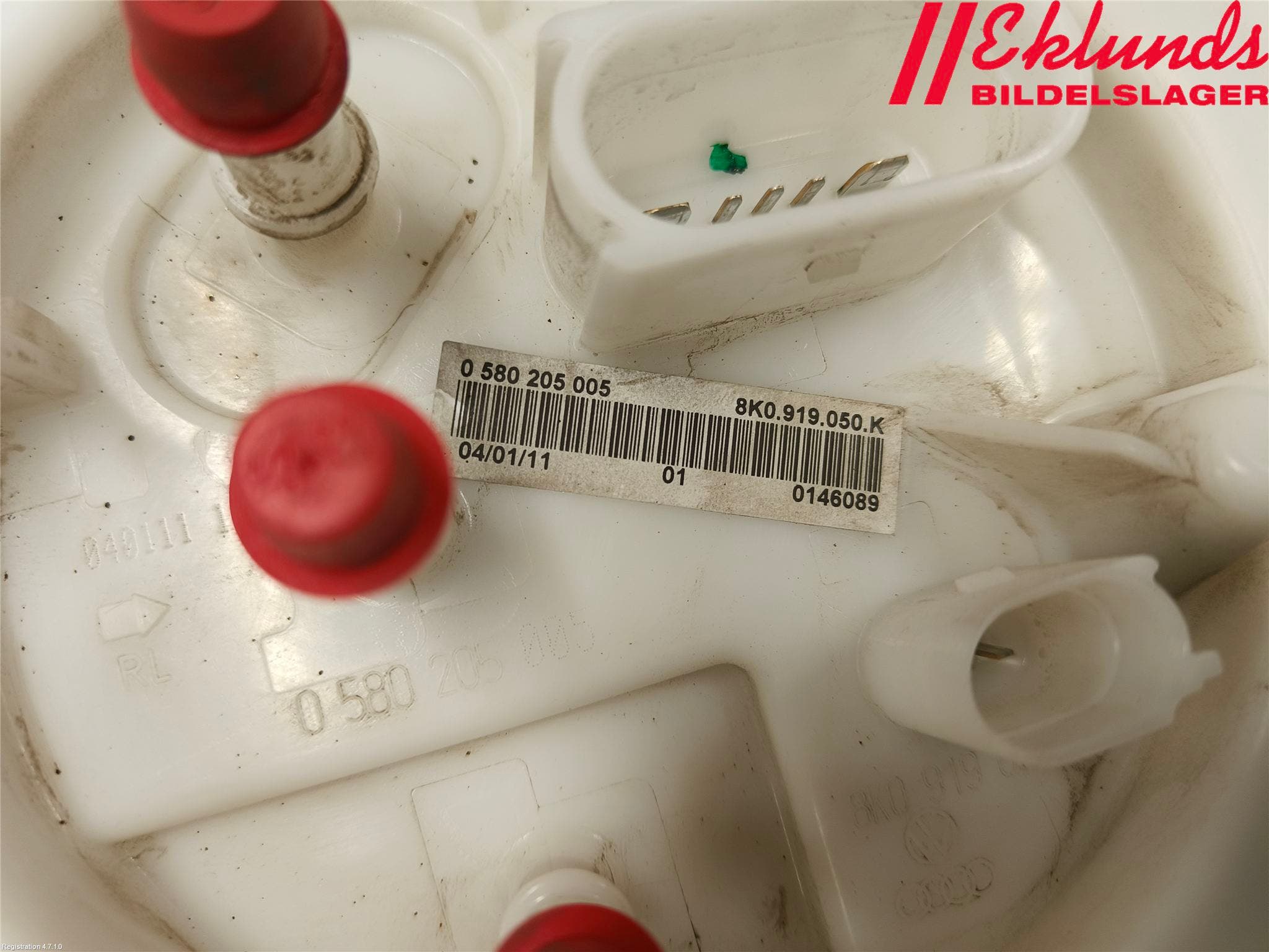 Audi A4/S4 08-11 Bränslepump El