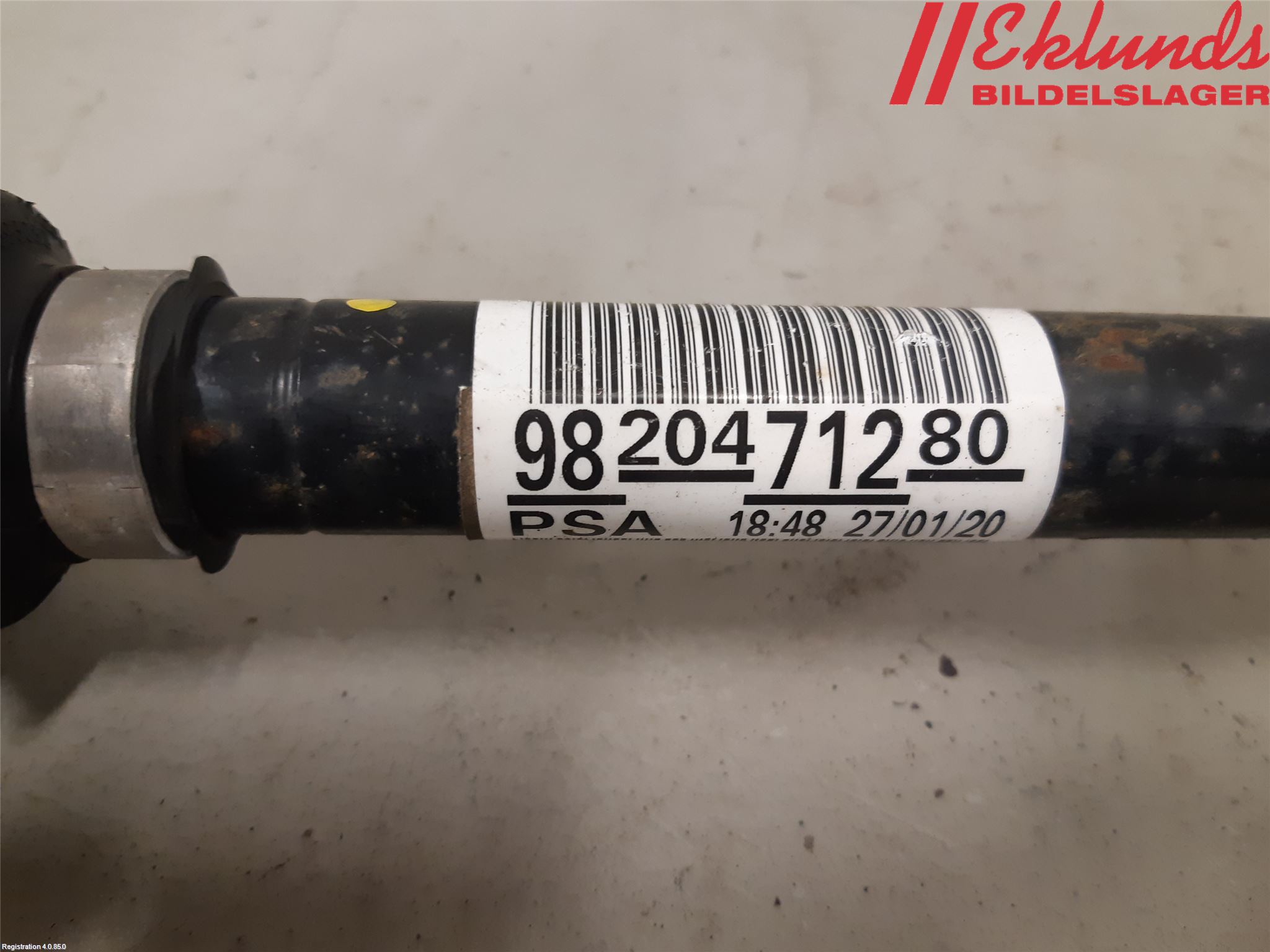 Peugeot PARTNER/E-PARTNER 19- Drivaxel Fram Vänster