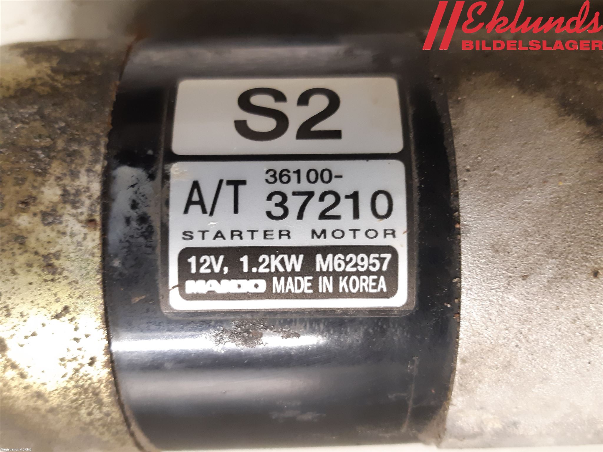 Kia SPORTAGE (JE) 05-10 Startmotor
