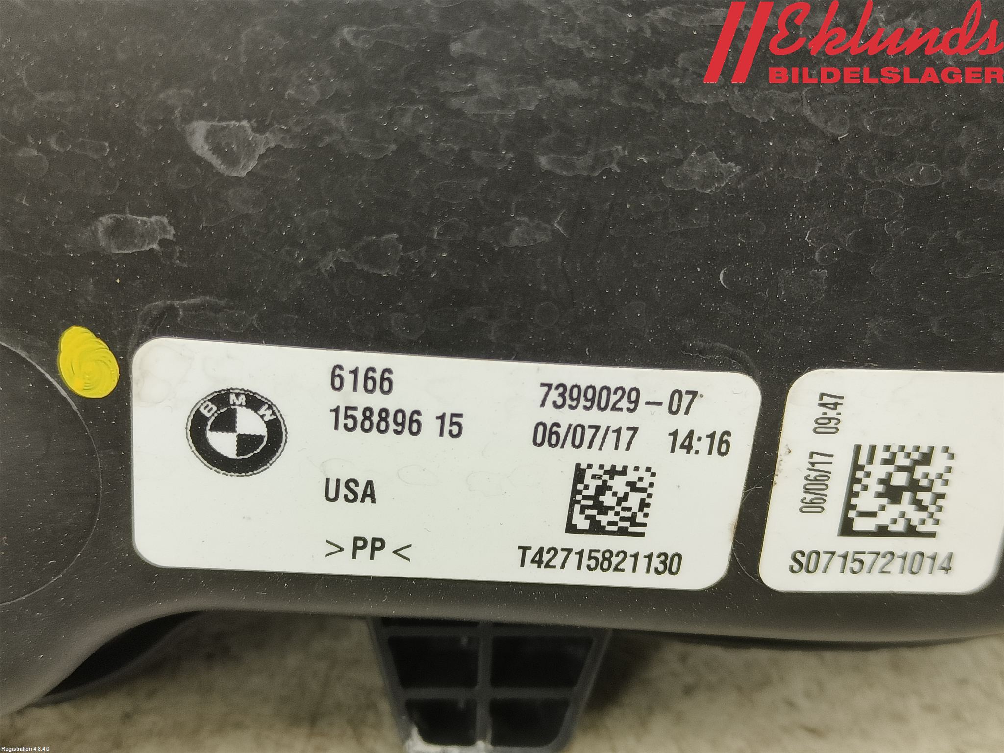 BMW X3 G01 18- Spolartank Vindruta