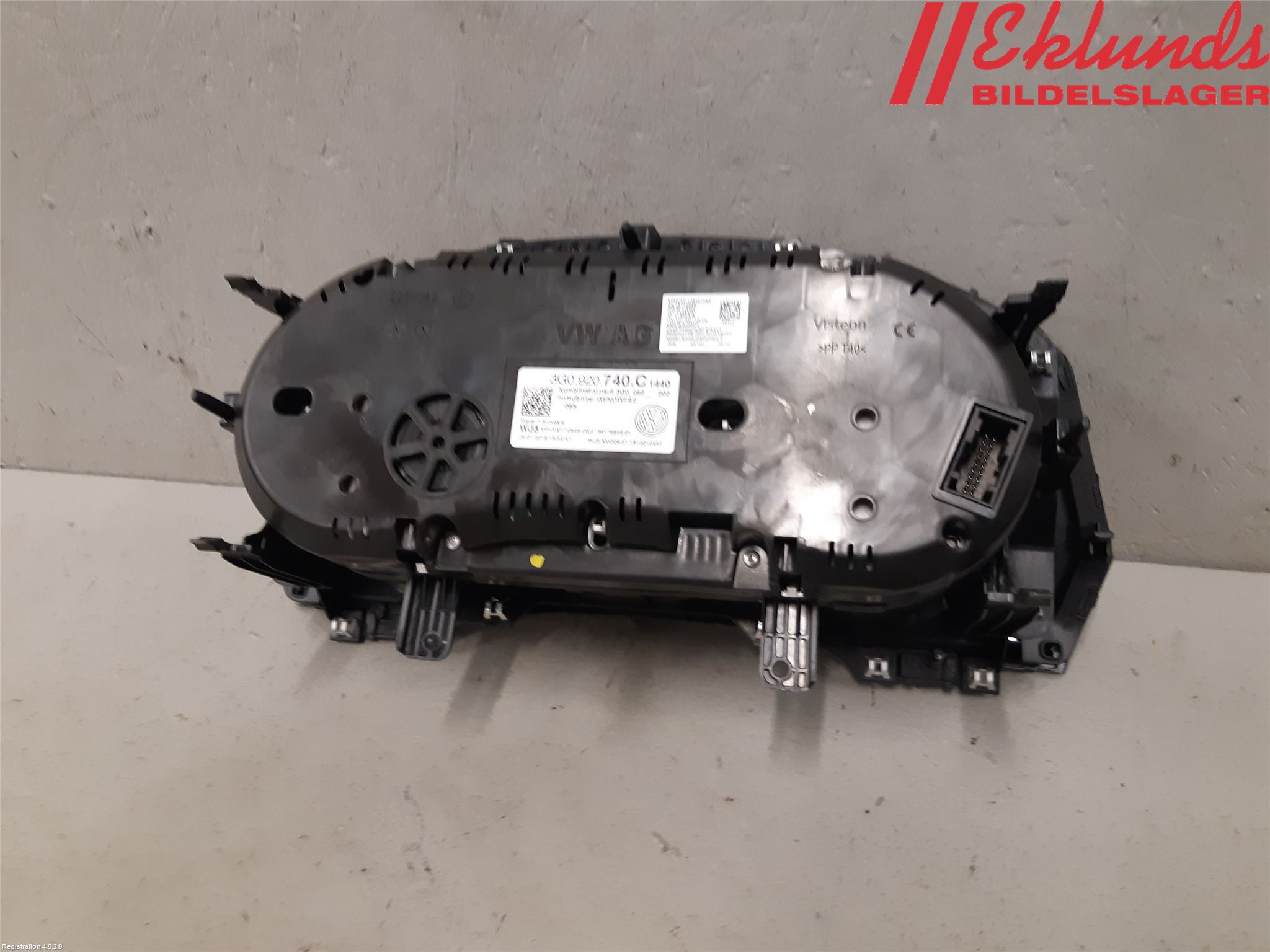 Volkswagen VW PASSAT 15-19 Instrument Komb