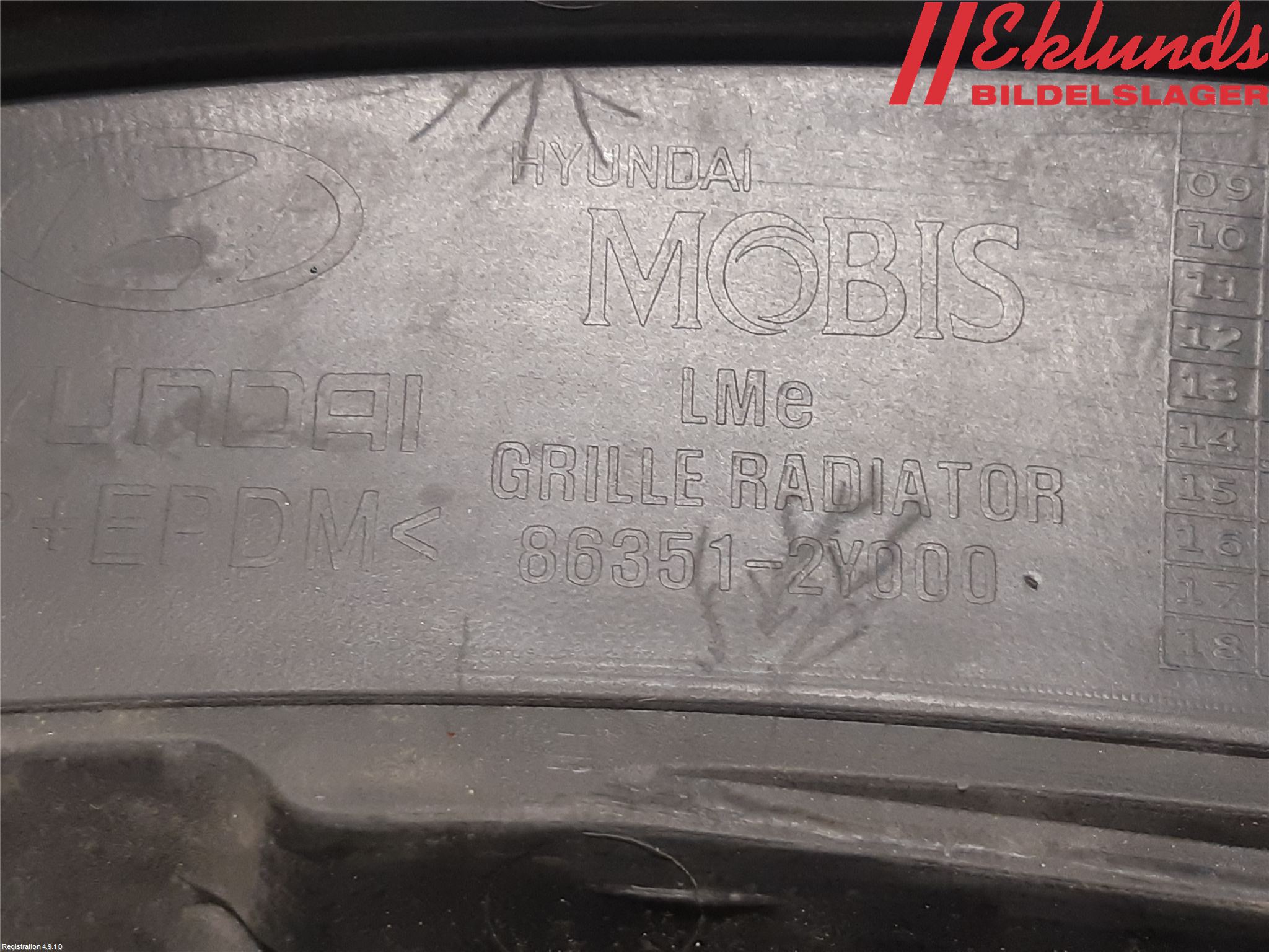 Hyundai ix35 Grill Komp