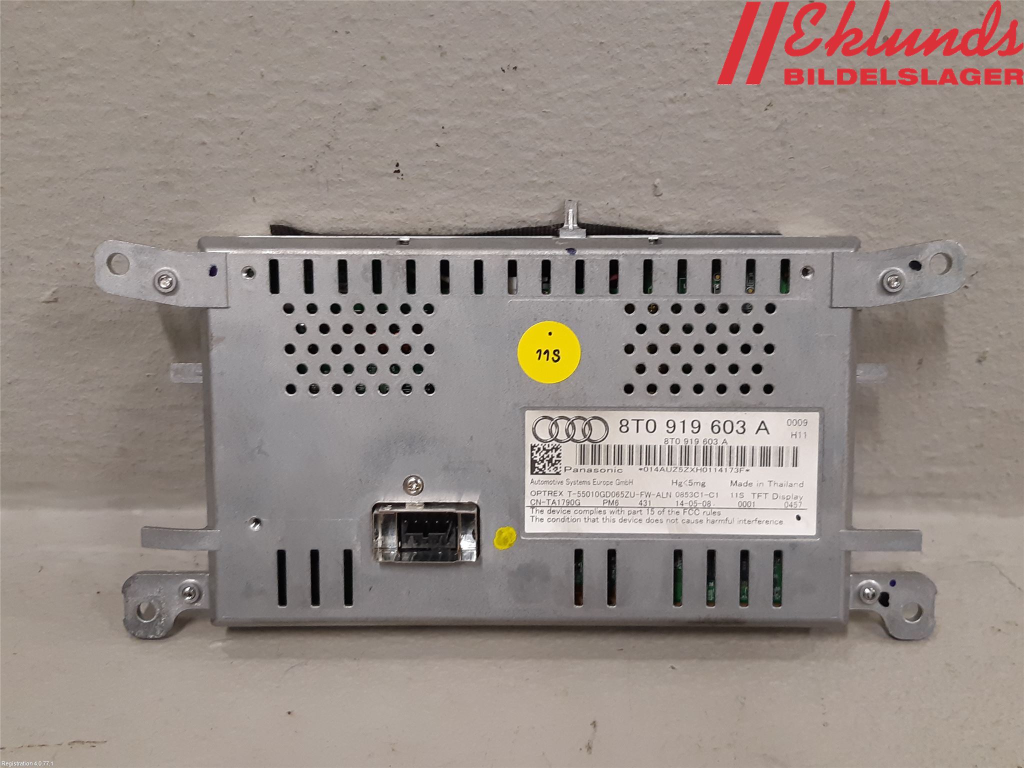 Audi A4/S4 08-11 Multifunktionsdisplay