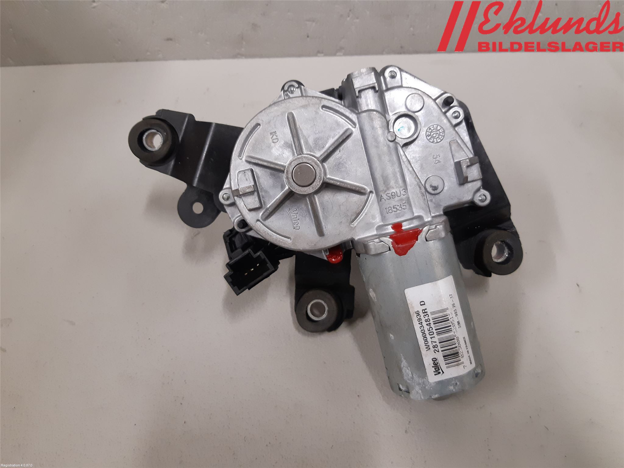 Renault CAPTUR 13-19 Torkarmotor Baklucka