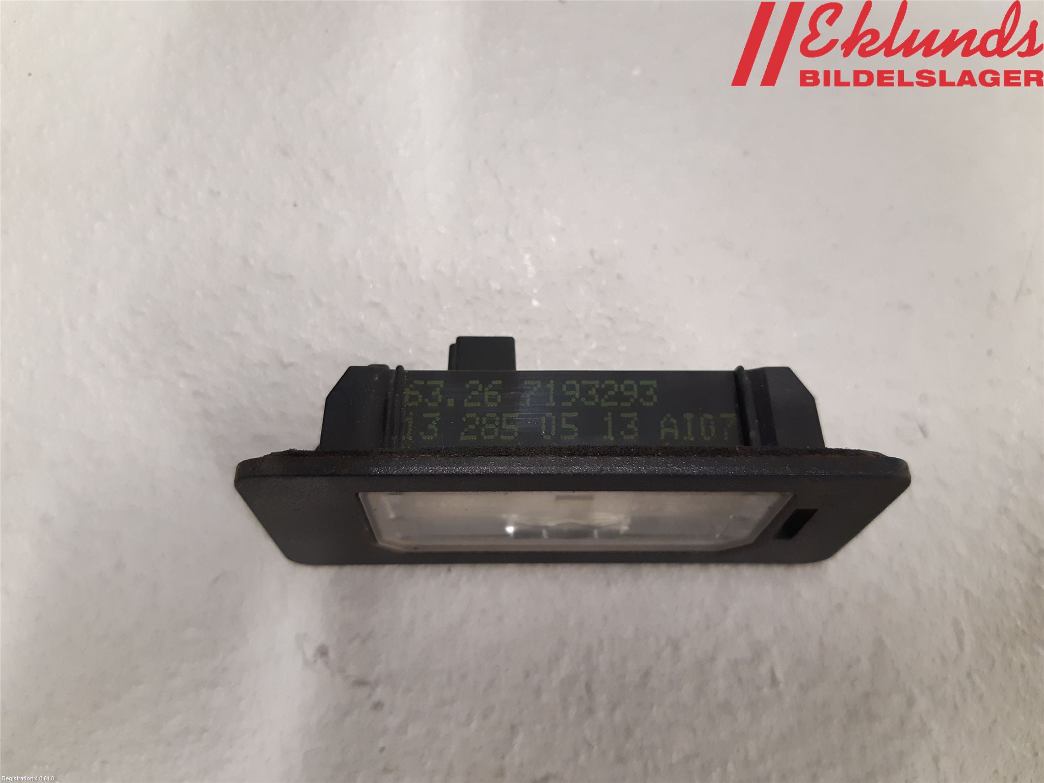 BMW 3 F30/F31/F80 12-19 Skylt Belysning