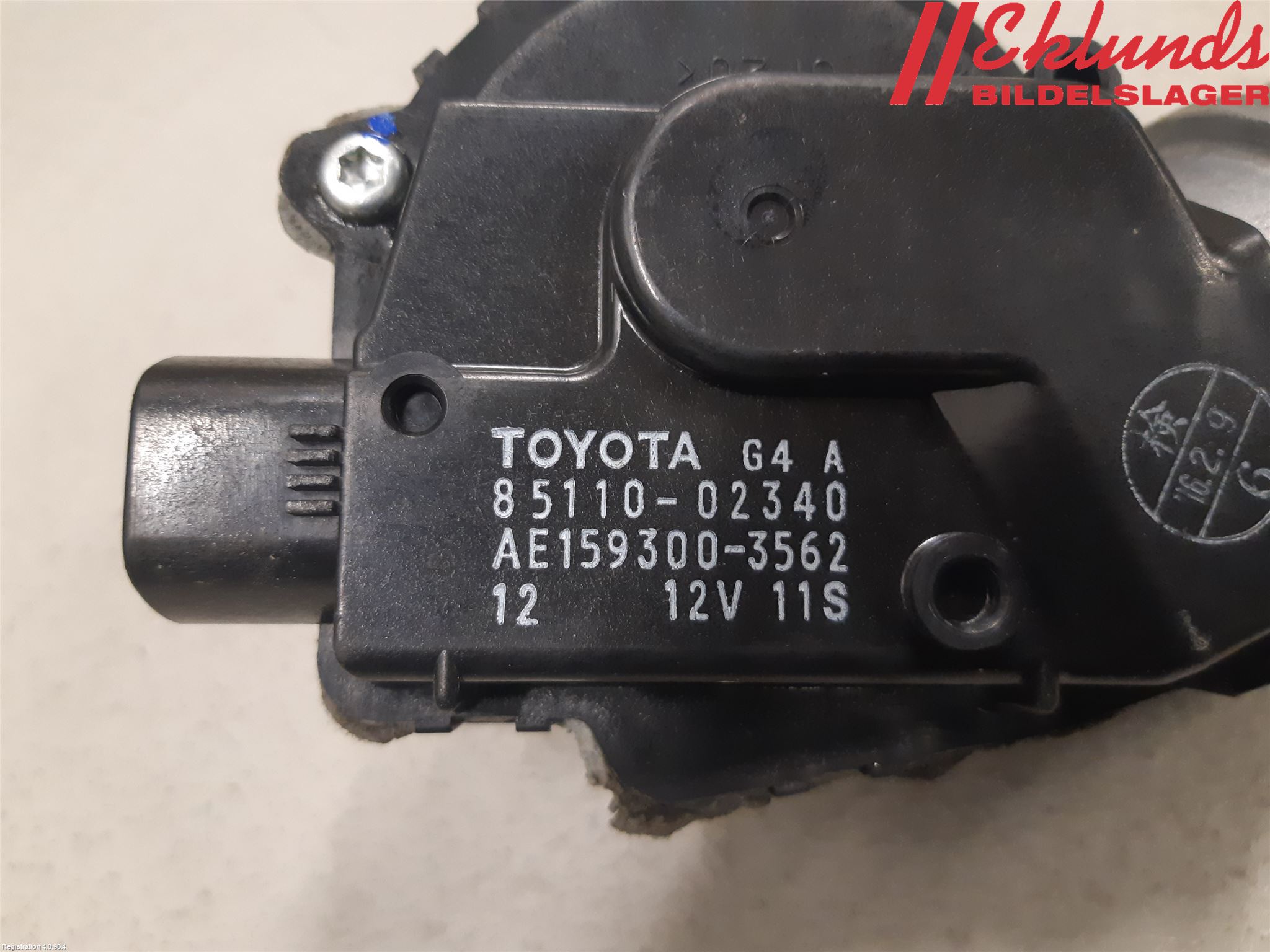 Toyota AURIS 13-19 Torkarmotor Vindruta