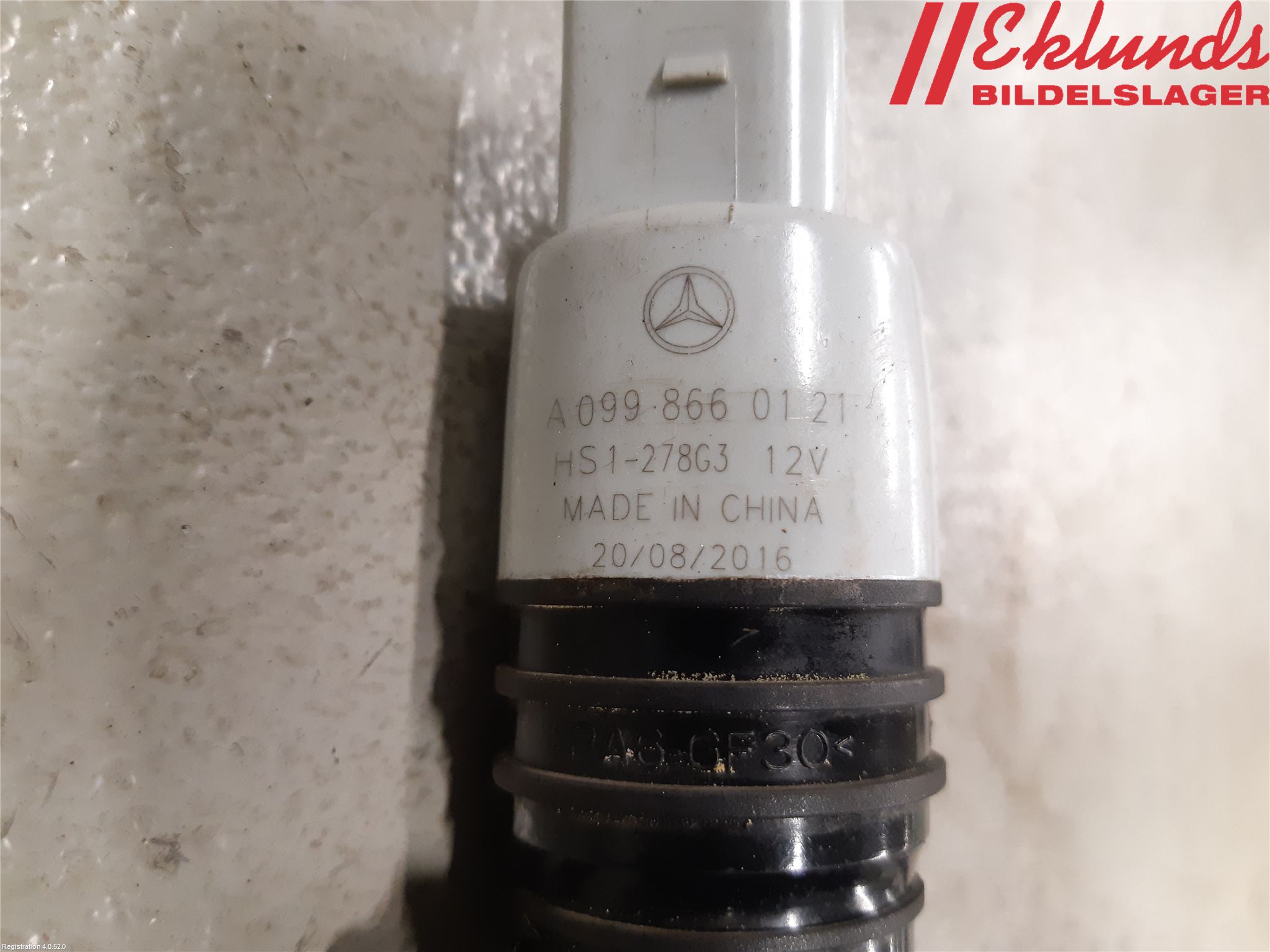 Mercedes-Benz MB E-KLASS (W213) 16-23 Spolarpump Vindruta