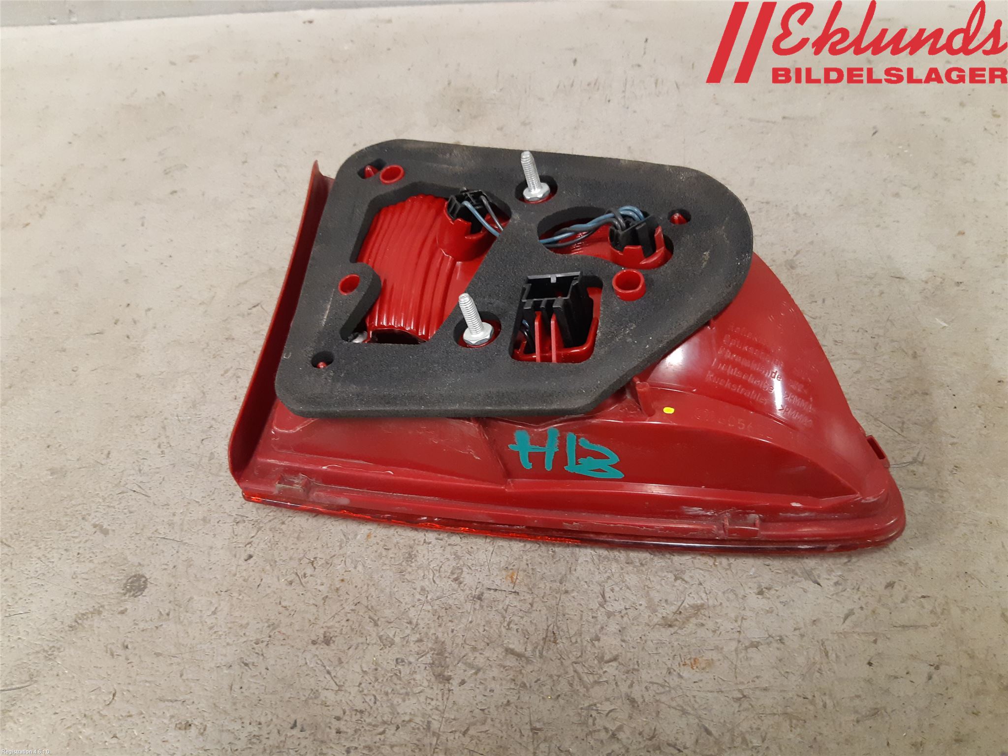 Volkswagen VW PASSAT 11-14 Bakljus Lucka Hö