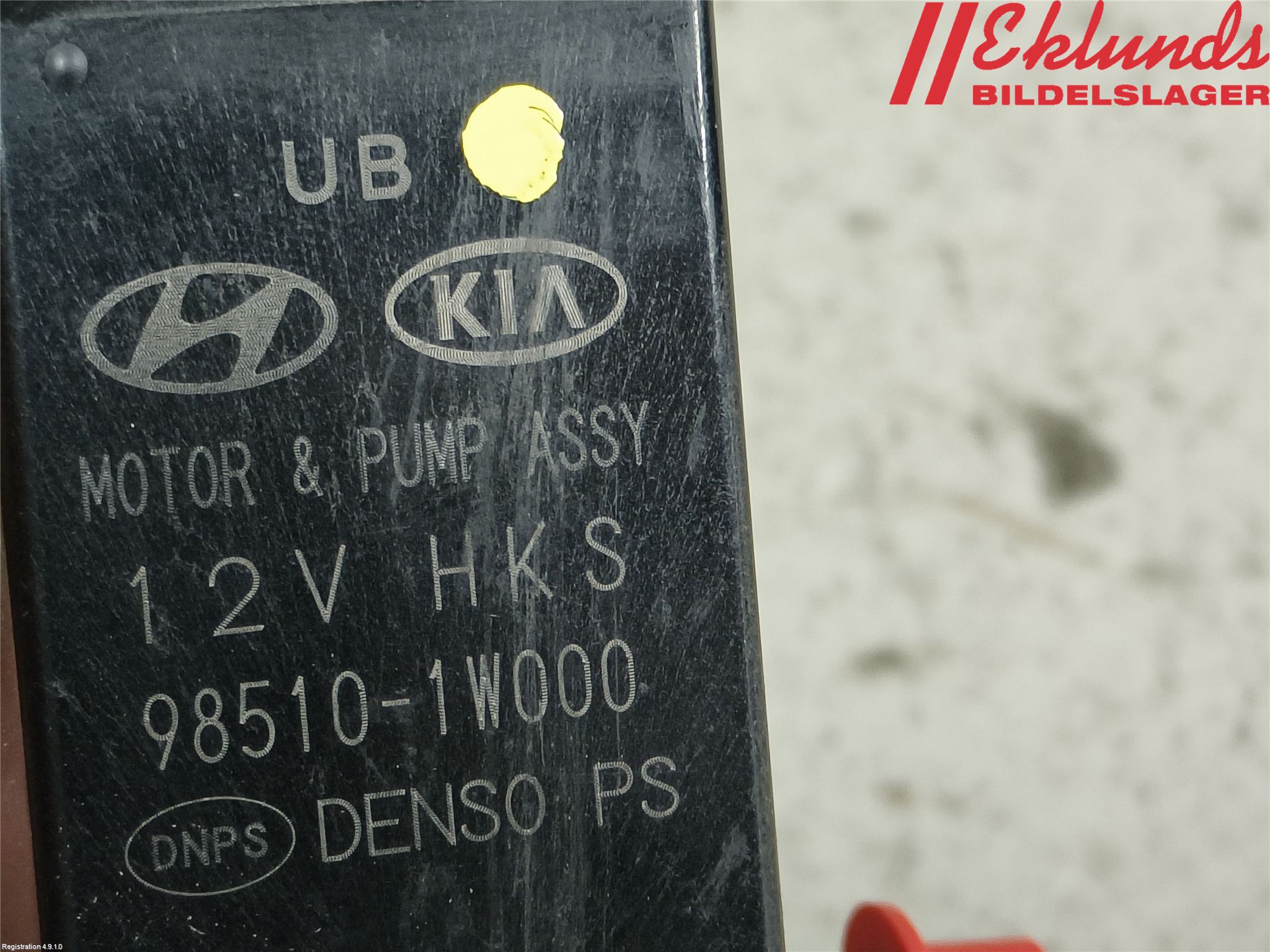 Hyundai i30 GD 13-17 Spolarpump Vindruta