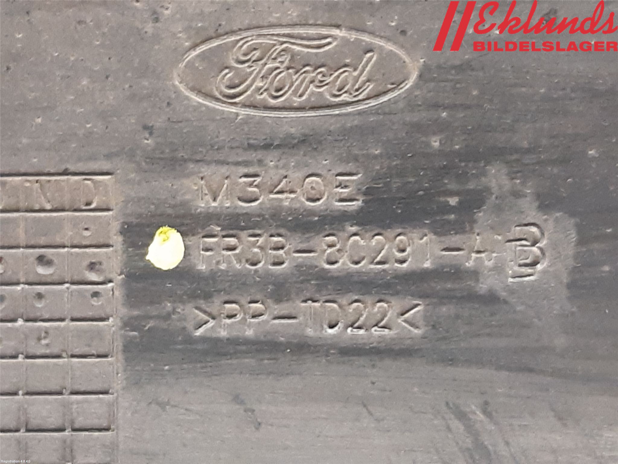 Ford MUSTANG VI 15-22 Täckplast Front