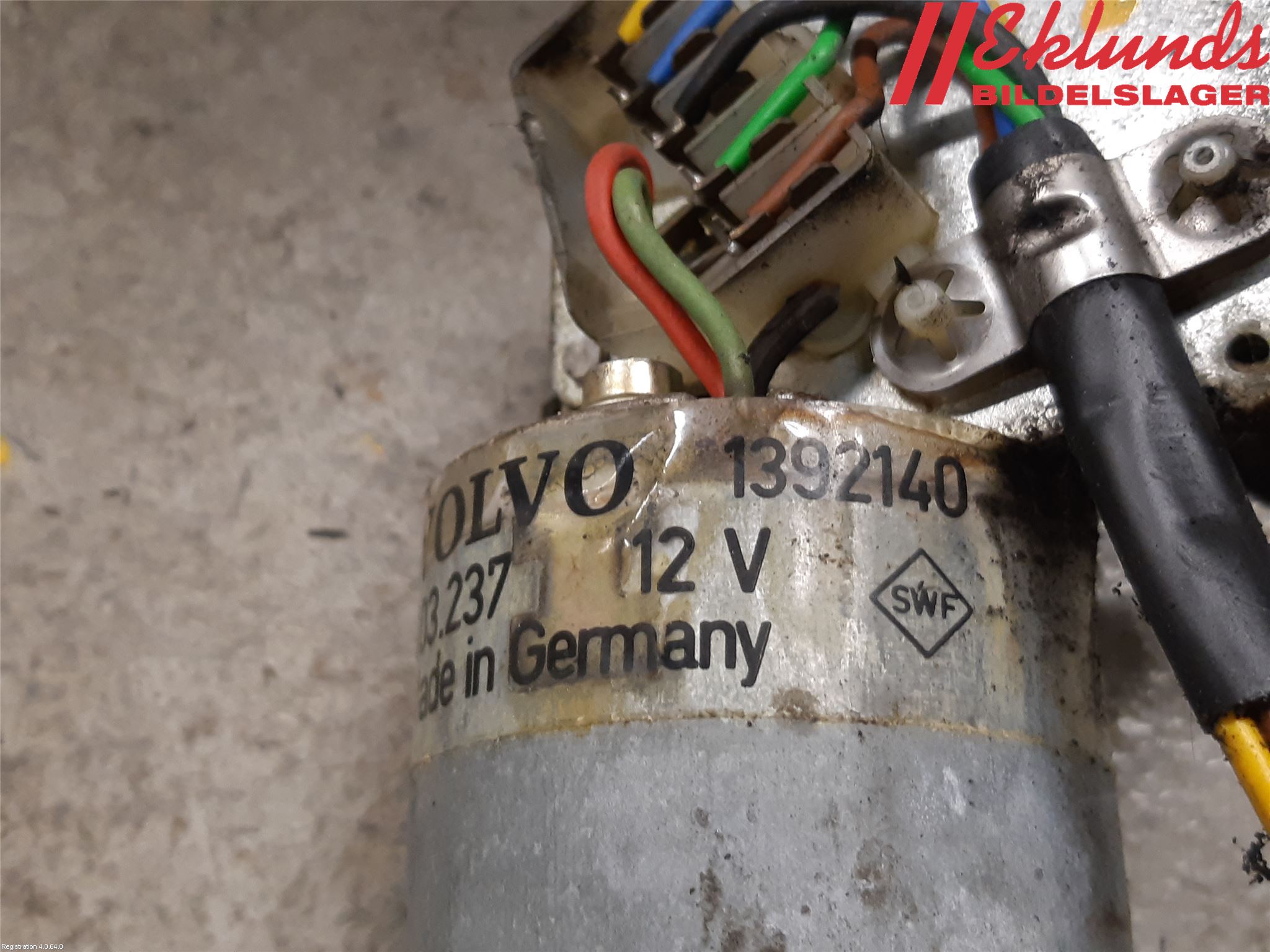 Volvo S90/V90 97-98 Torkarmotor Vindruta