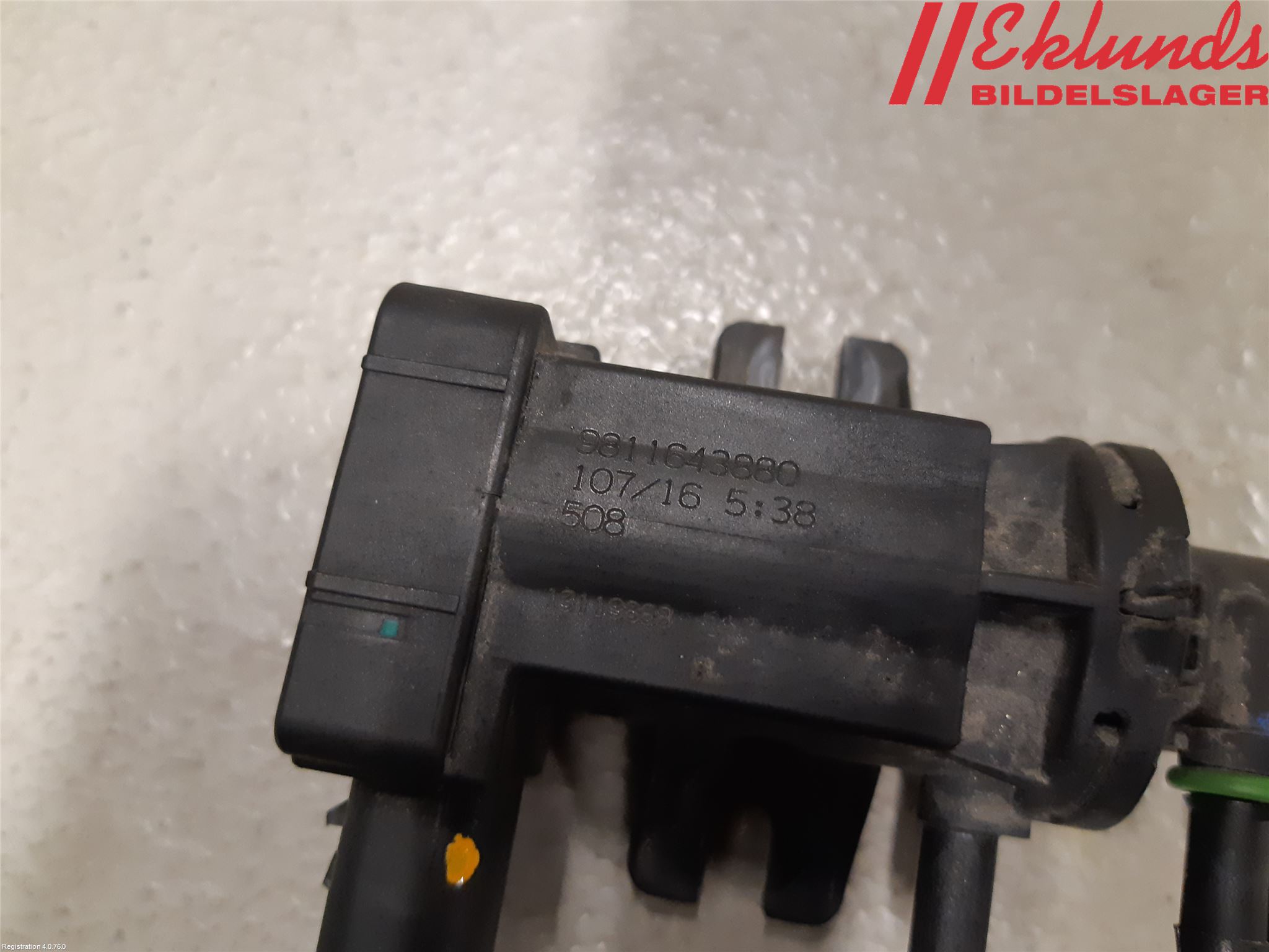 Citroen BERLINGO 08-18 Magnetventil Laddtryck