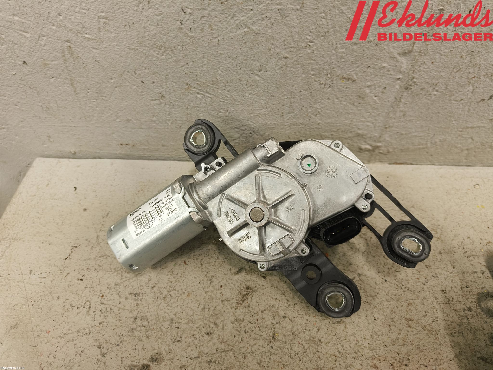 Volkswagen VW PASSAT 15-19 Torkarmotor Baklucka
