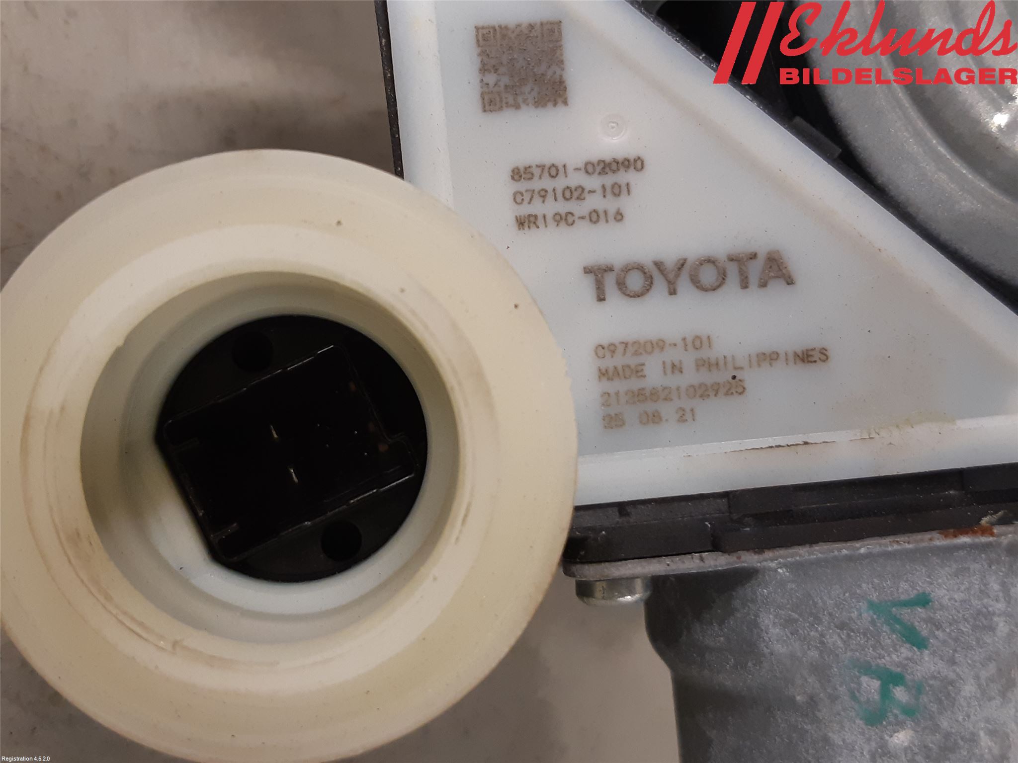 Toyota COROLLA 19- Fönsterhiss El Kompl
