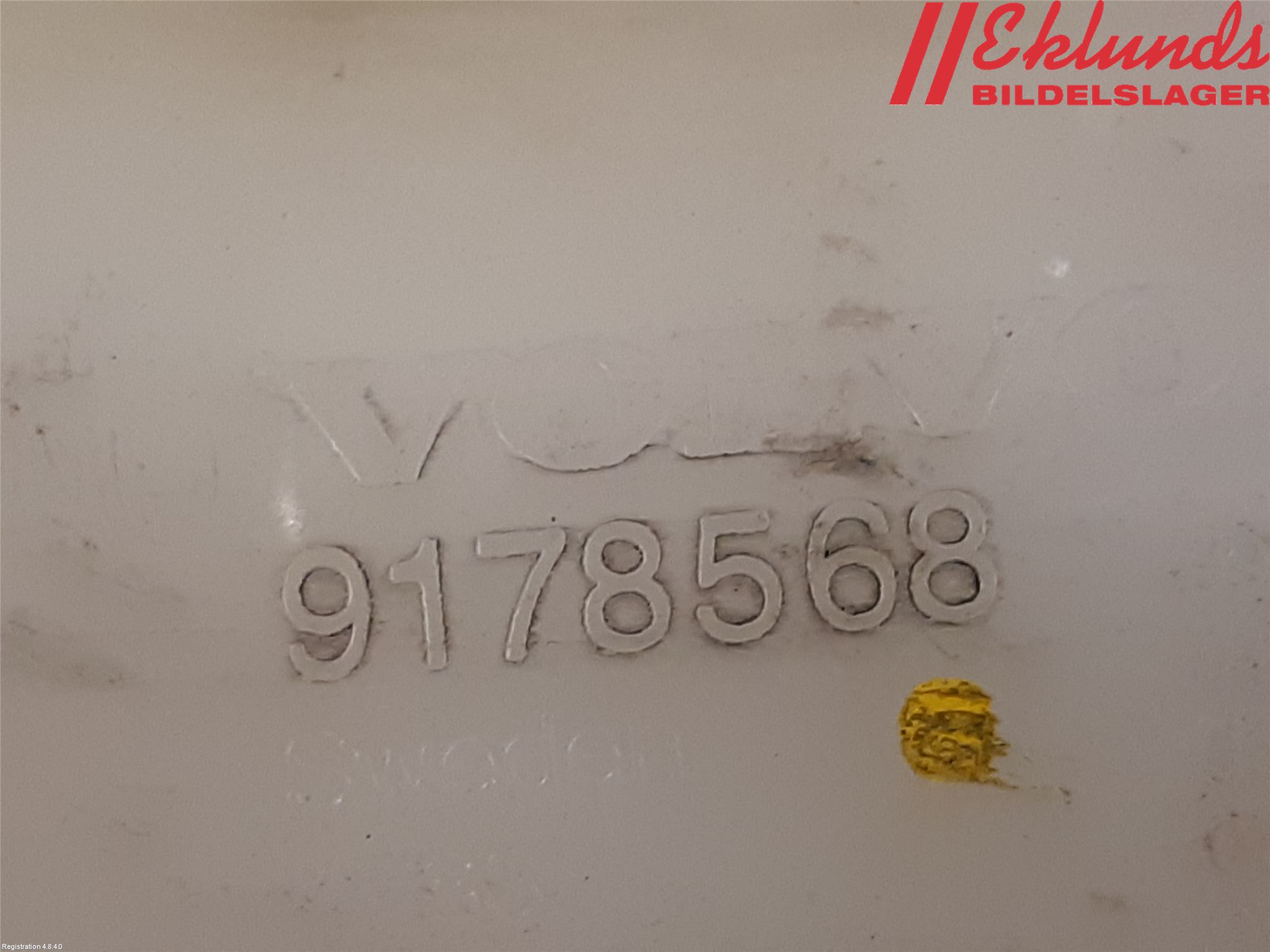 Volvo S60 01-04 Spolartank Påfyllningsrör