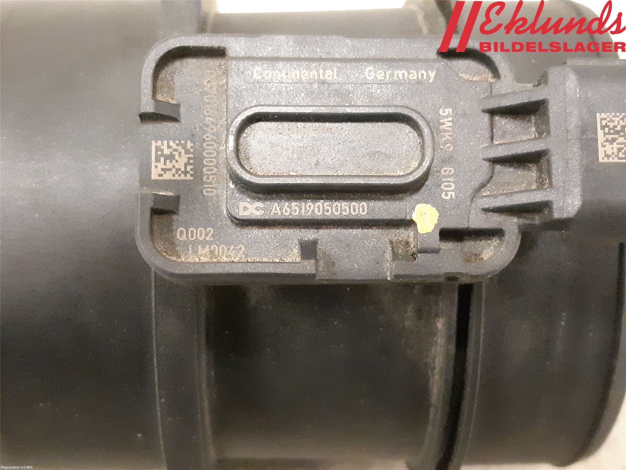 Mercedes-Benz MB SPRINTER (W906) 06-18 Injluftmassamätare