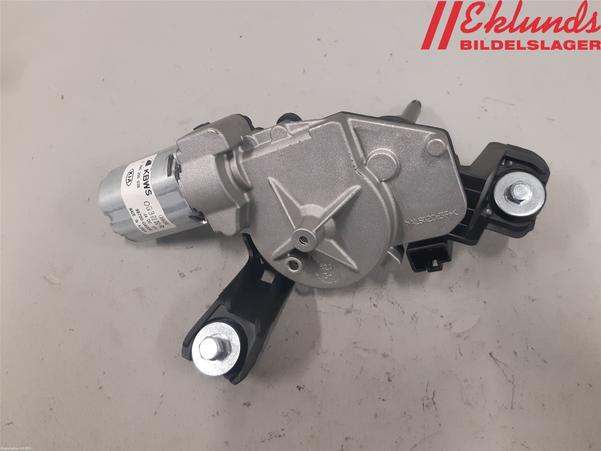 Kia PICANTO 17- Torkarmotor Baklucka