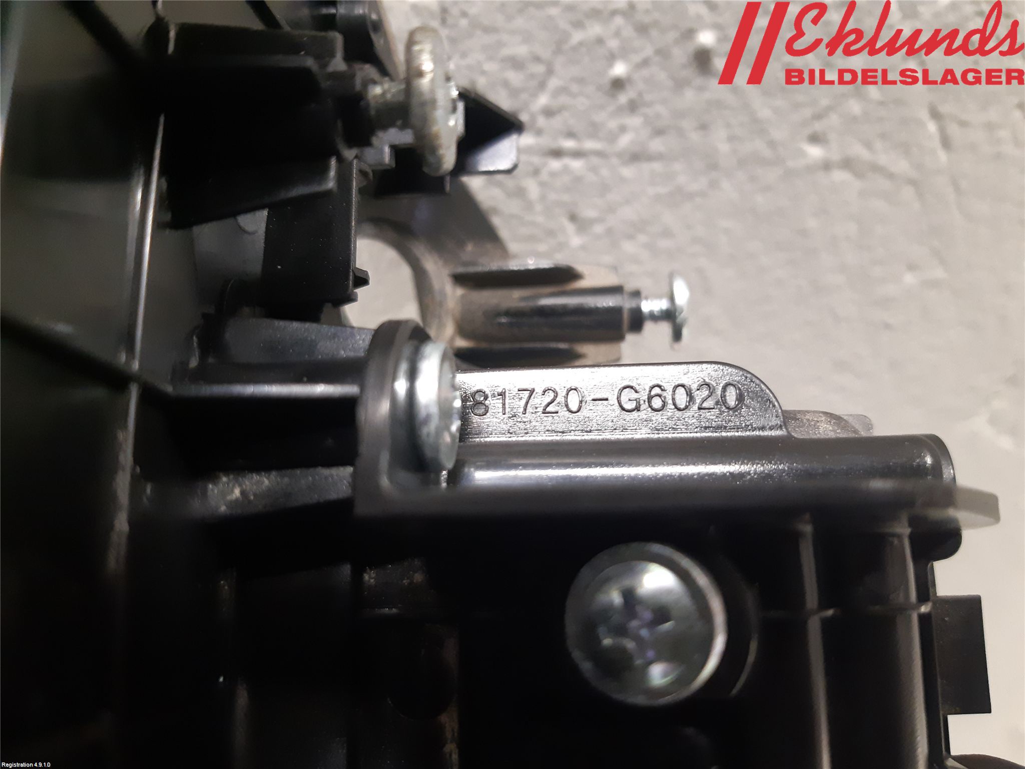 Kia PICANTO 17- Bakluckehandtag