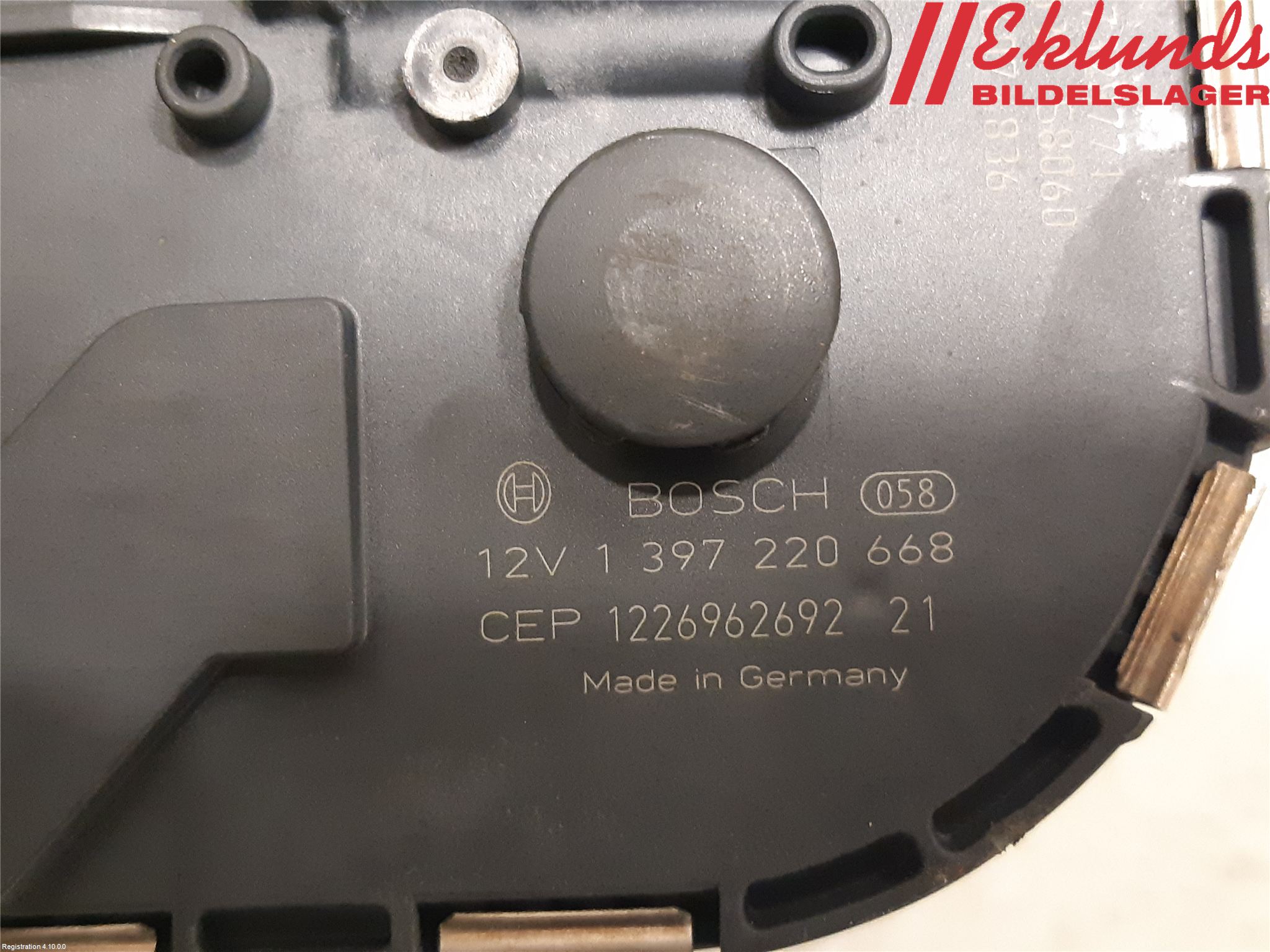 Volvo XC60 09-13 Torkarmotor Vindruta
