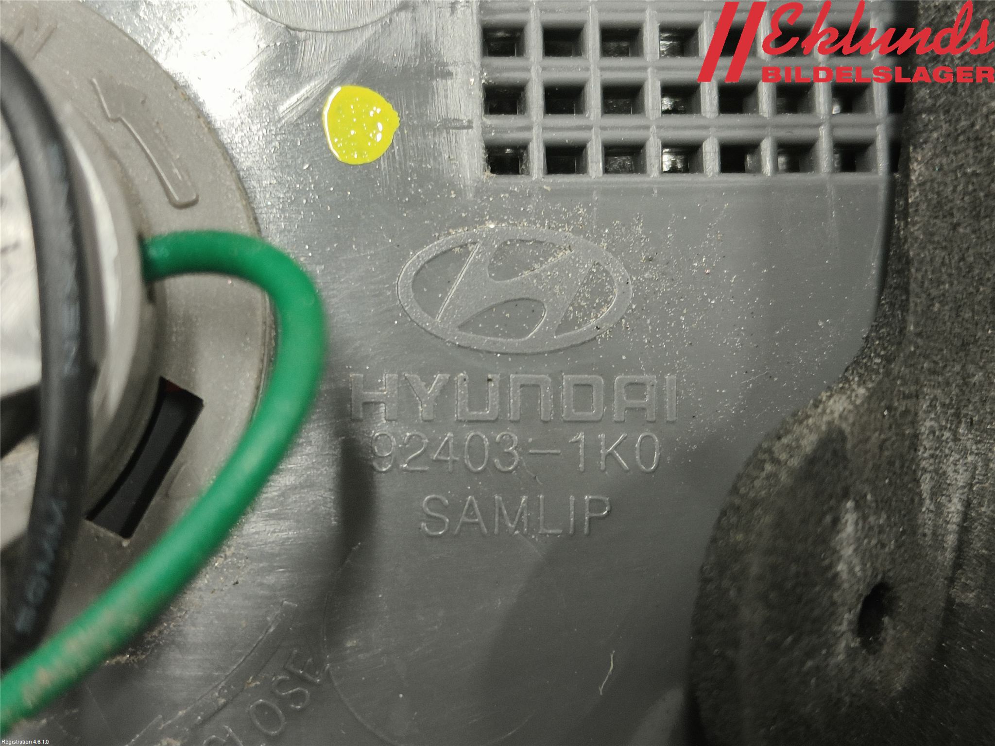 Hyundai ix20 Bakljus Lucka Vä