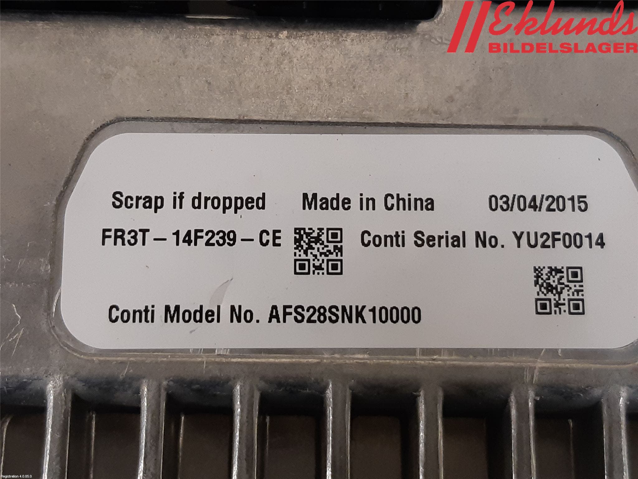 Ford MUSTANG VI 15-22 Bildskärm