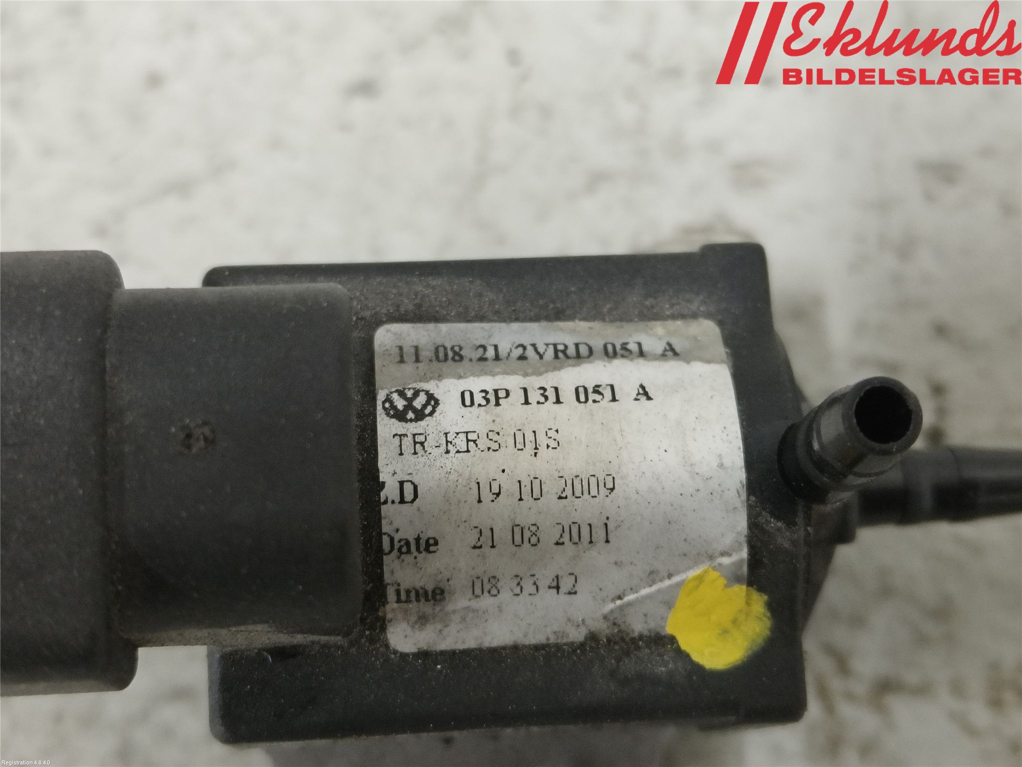 Volkswagen VW POLO 10-17 Magnetventil Laddtryck