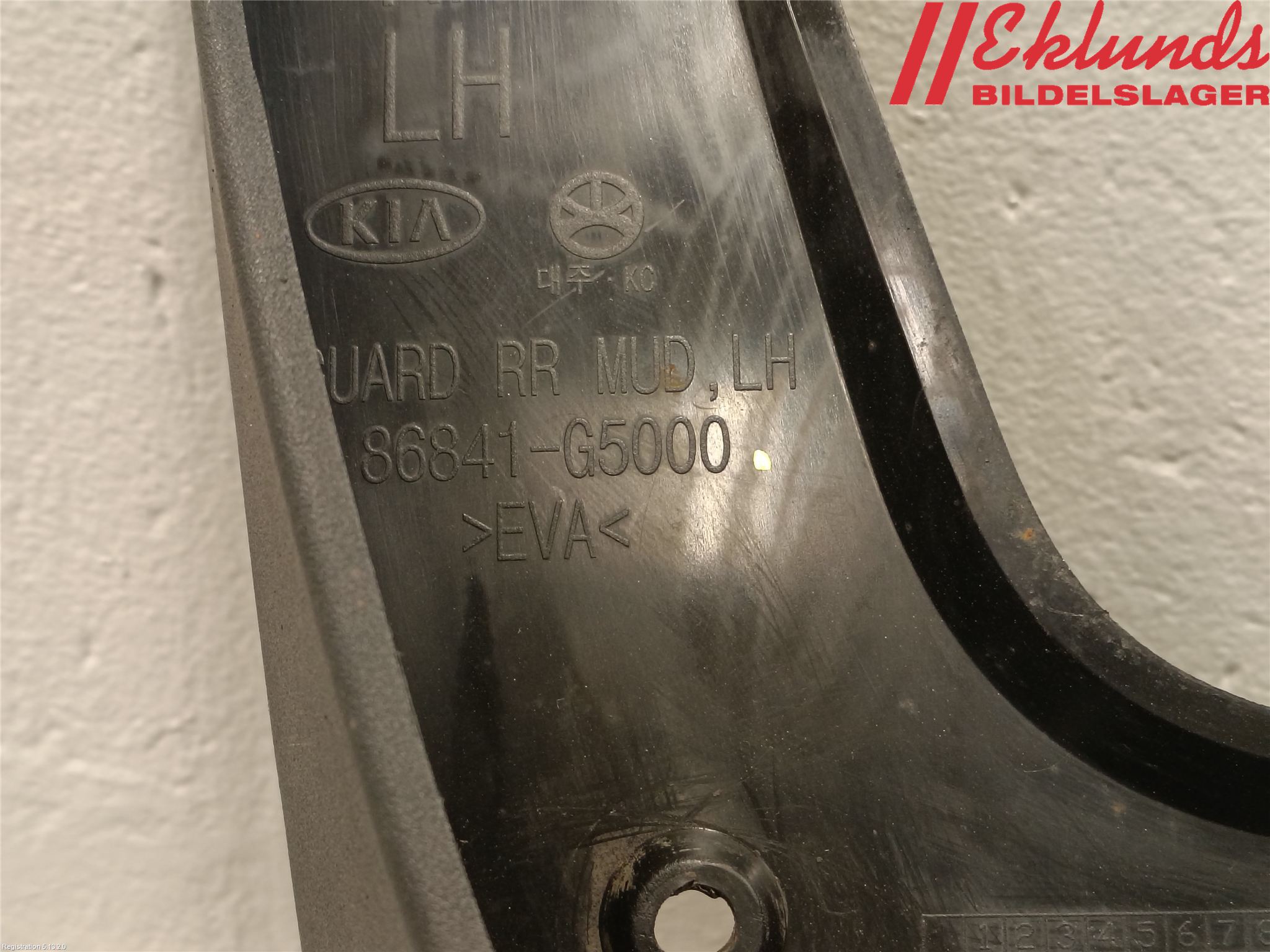 Kia NIRO (DE) 17-22 Stänkskydd