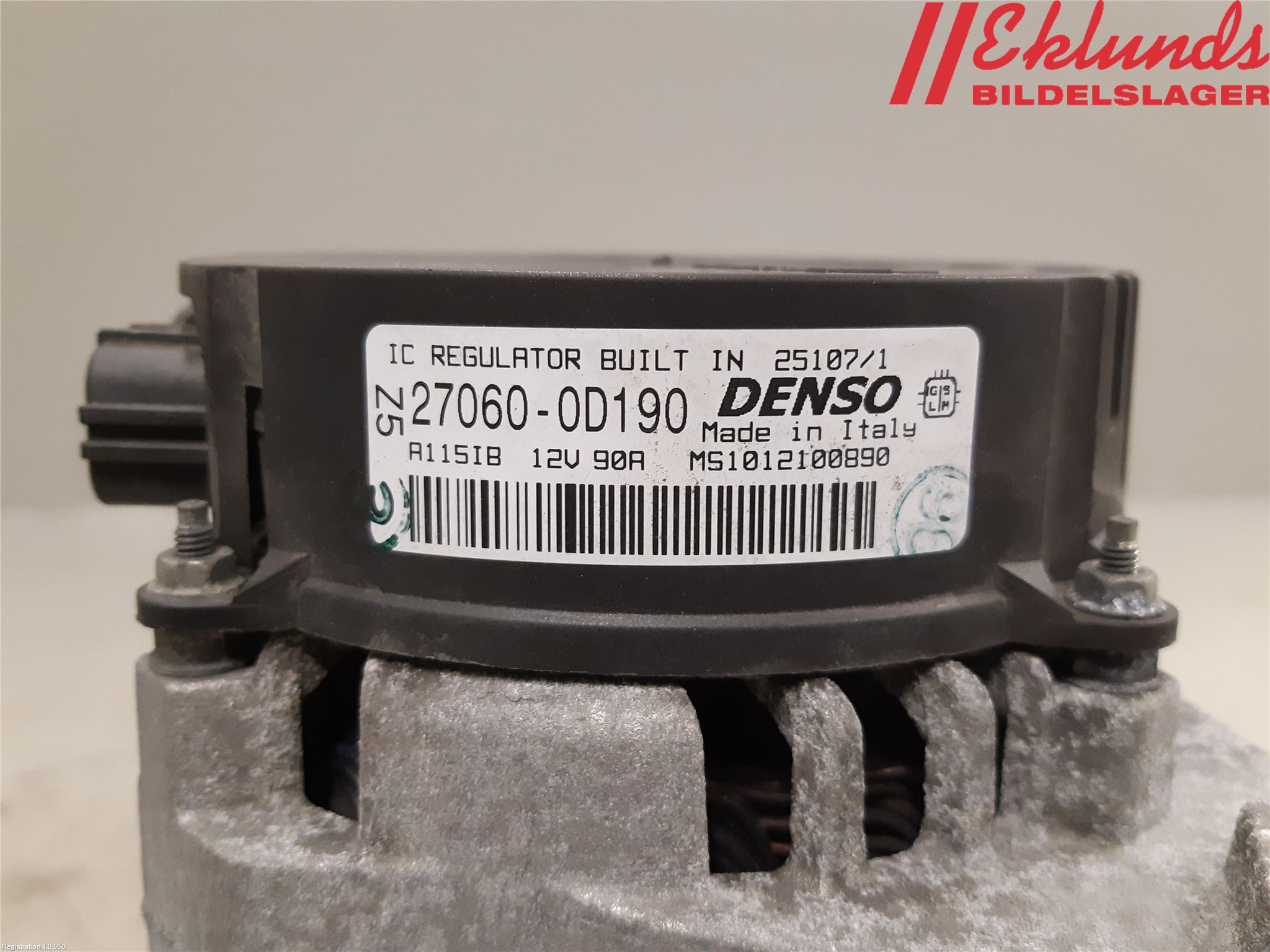 Toyota COROLLA VERSO 08-09 Generator