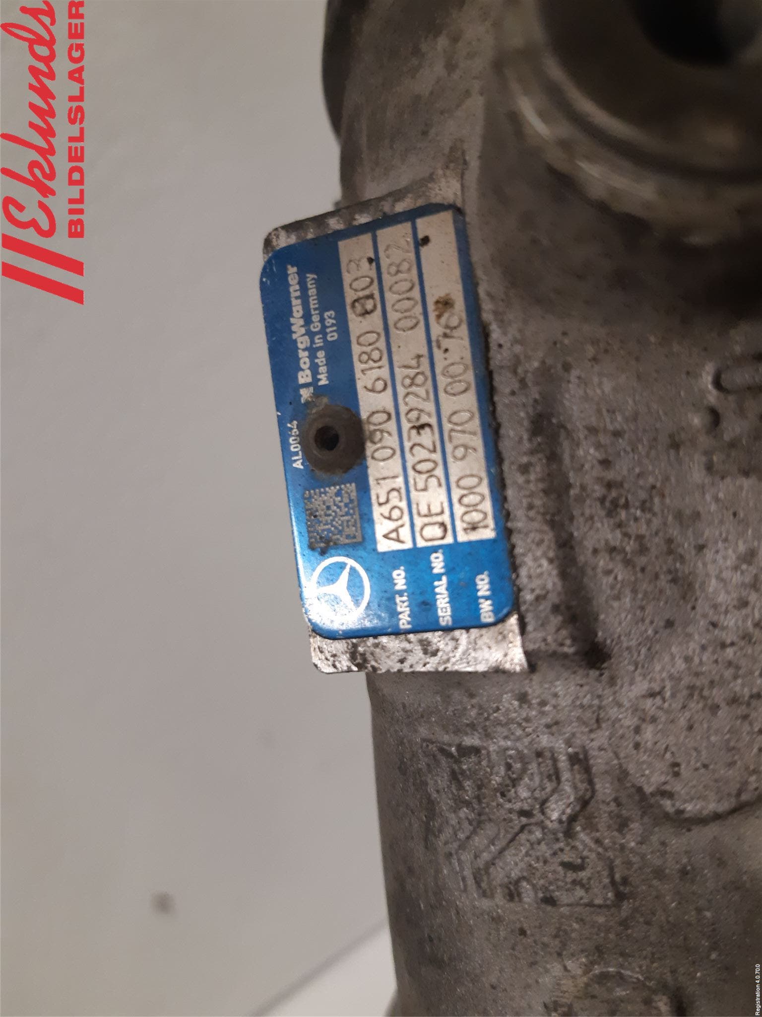 Mercedes-Benz MB E-KLASS (W212) 09-16 Turboaggregat