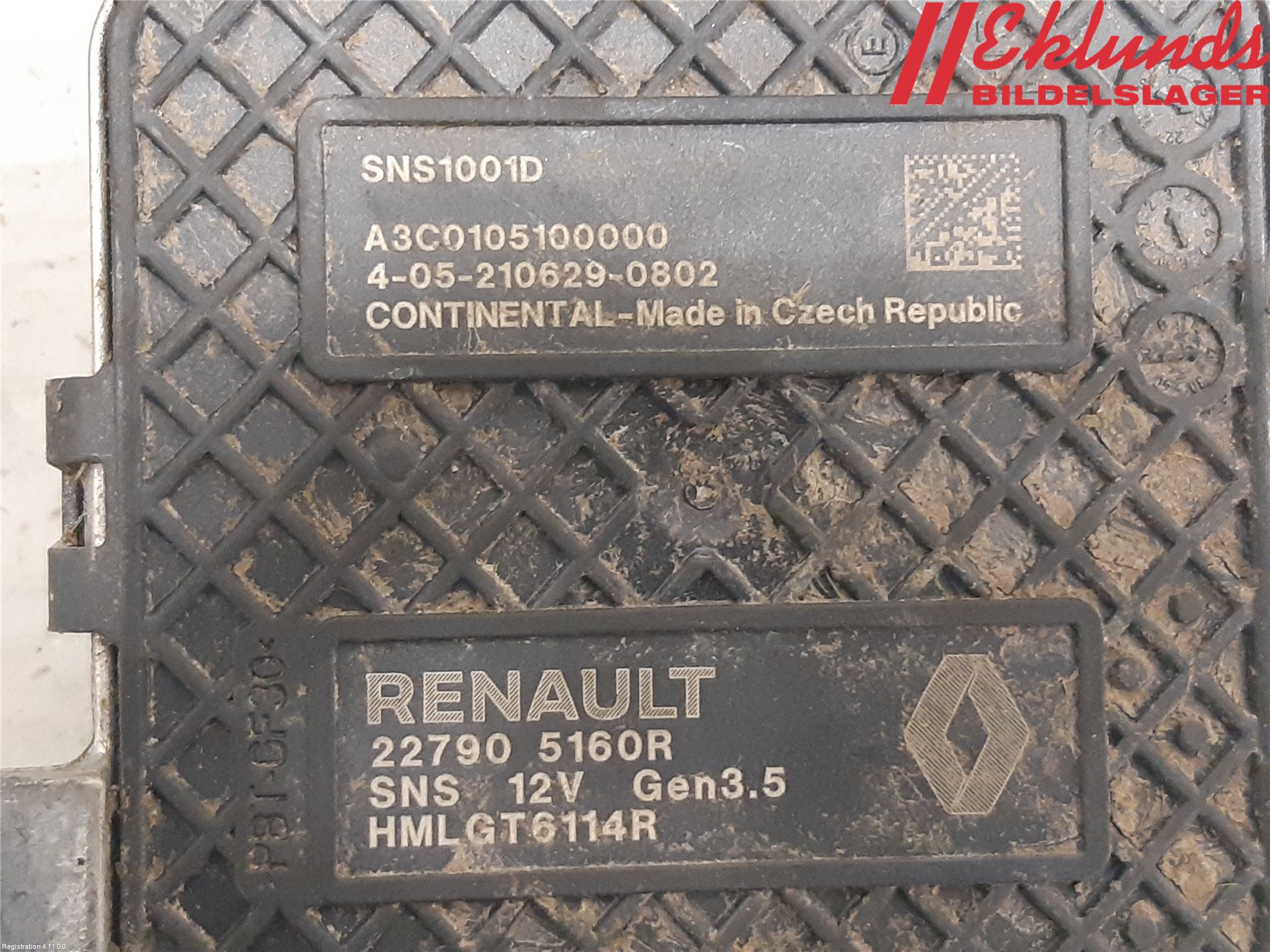 Renault KANGOO/E-TECH 21- Injlambdasond