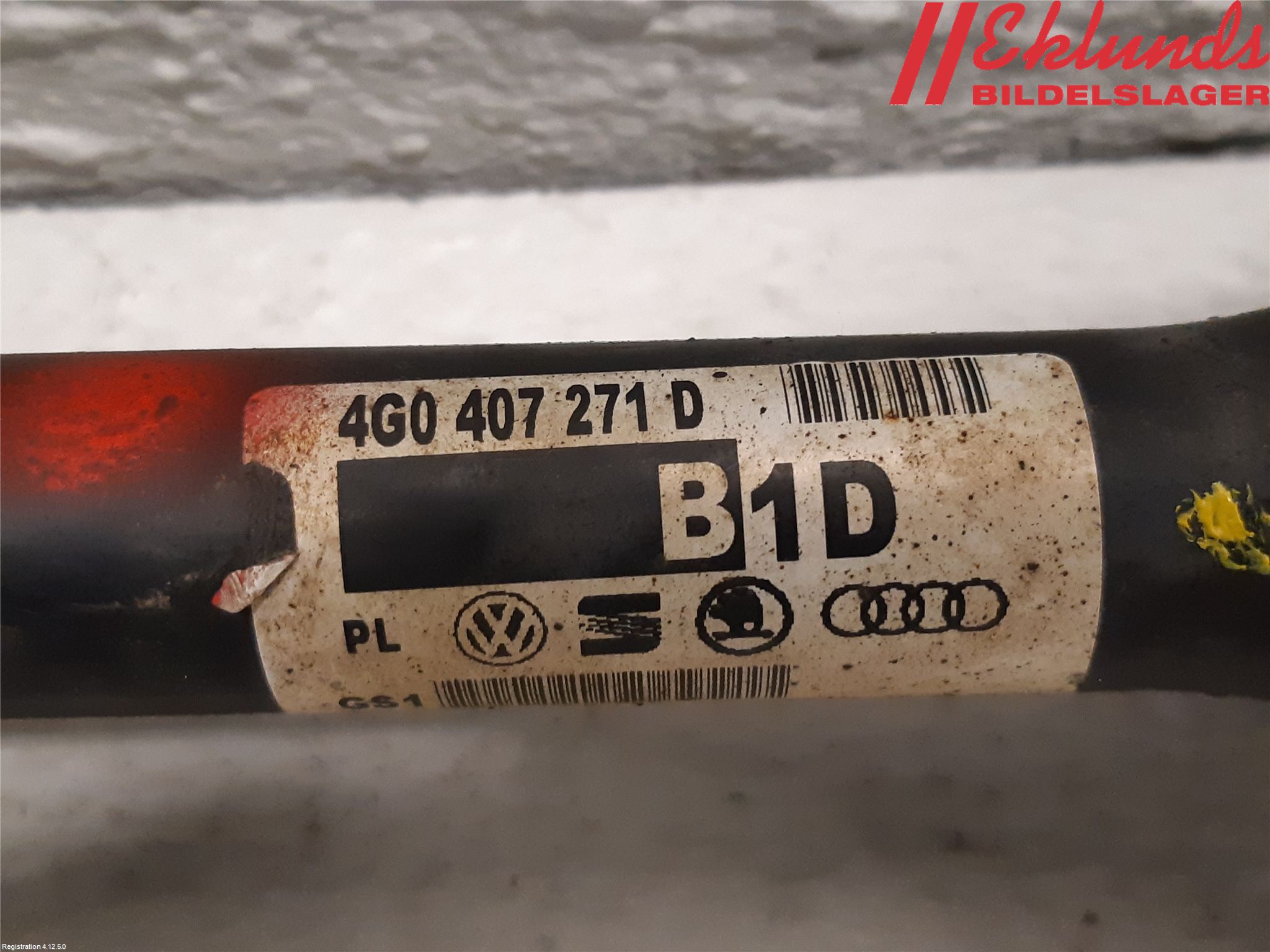 Audi A6/S6 4G 11-18 Drivaxel Fram Vänster