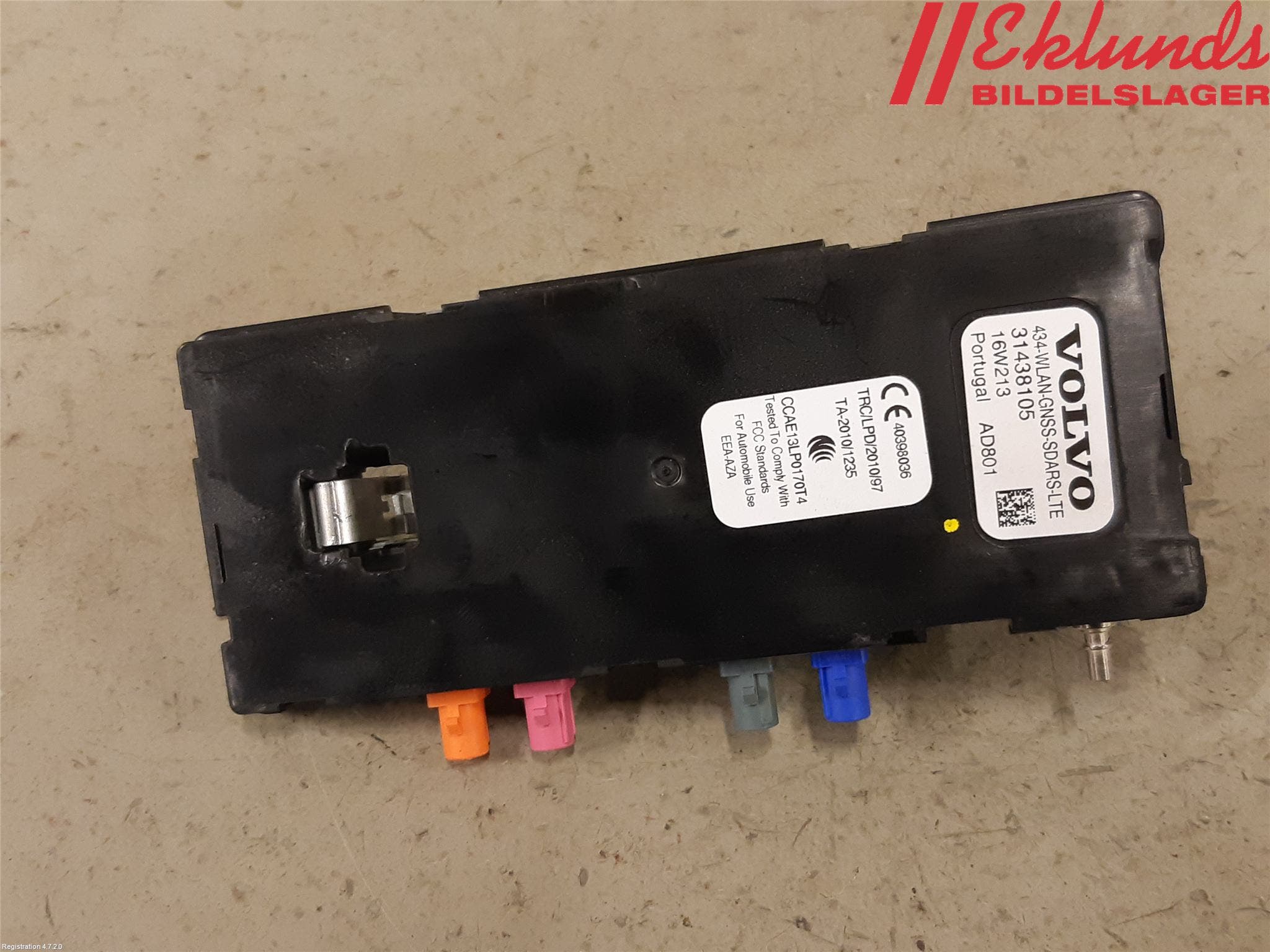 Volvo XC90/RECHARGE 16- Antenn El