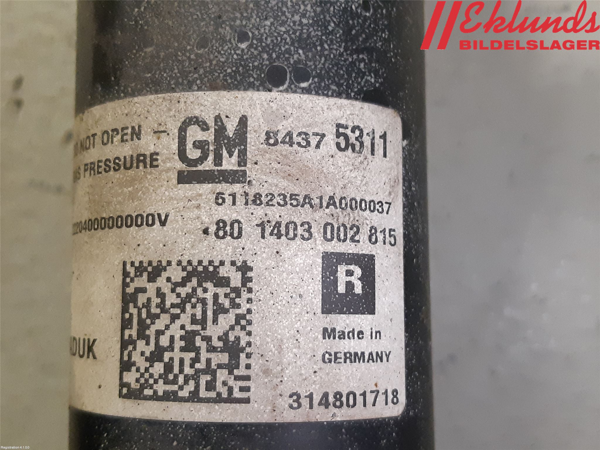 Opel INSIGNIA 17- Stötdämpare Bak