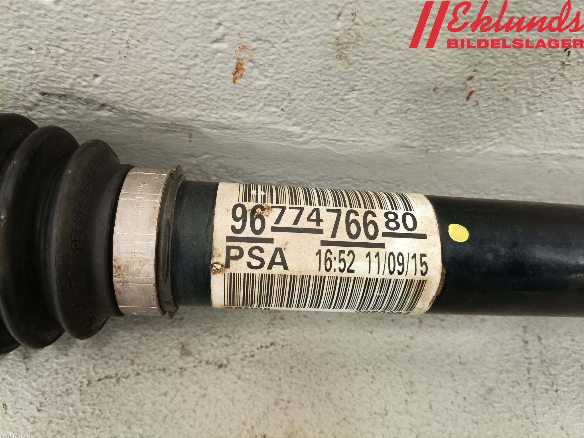 Peugeot 2008 13-20 Drivaxel Fram Höger