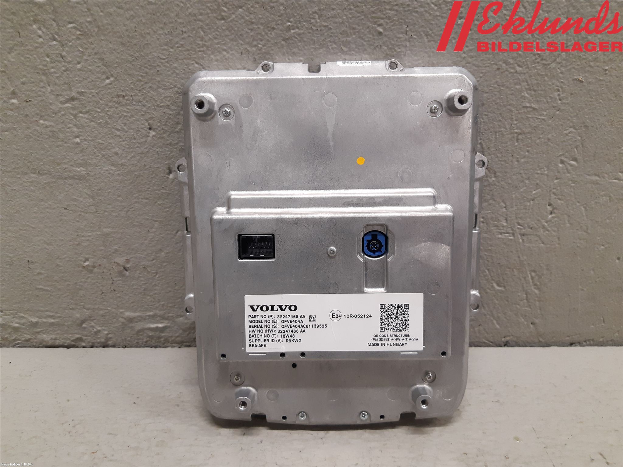 Volvo V60 19- Multifunktionsdisplay