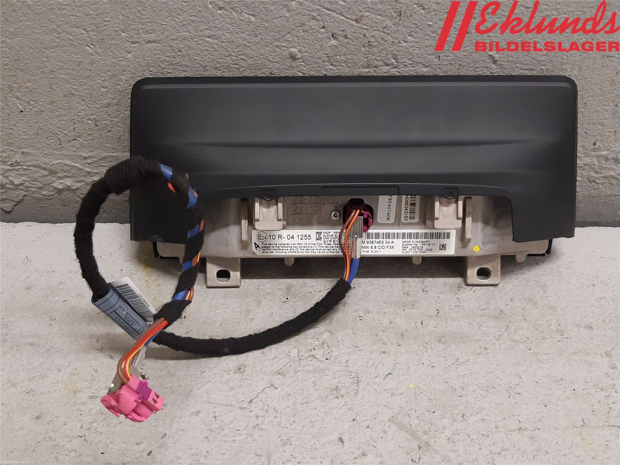 BMW 4 F36 Gran Coupé 14-20 Cd Radio - Multimediapanel