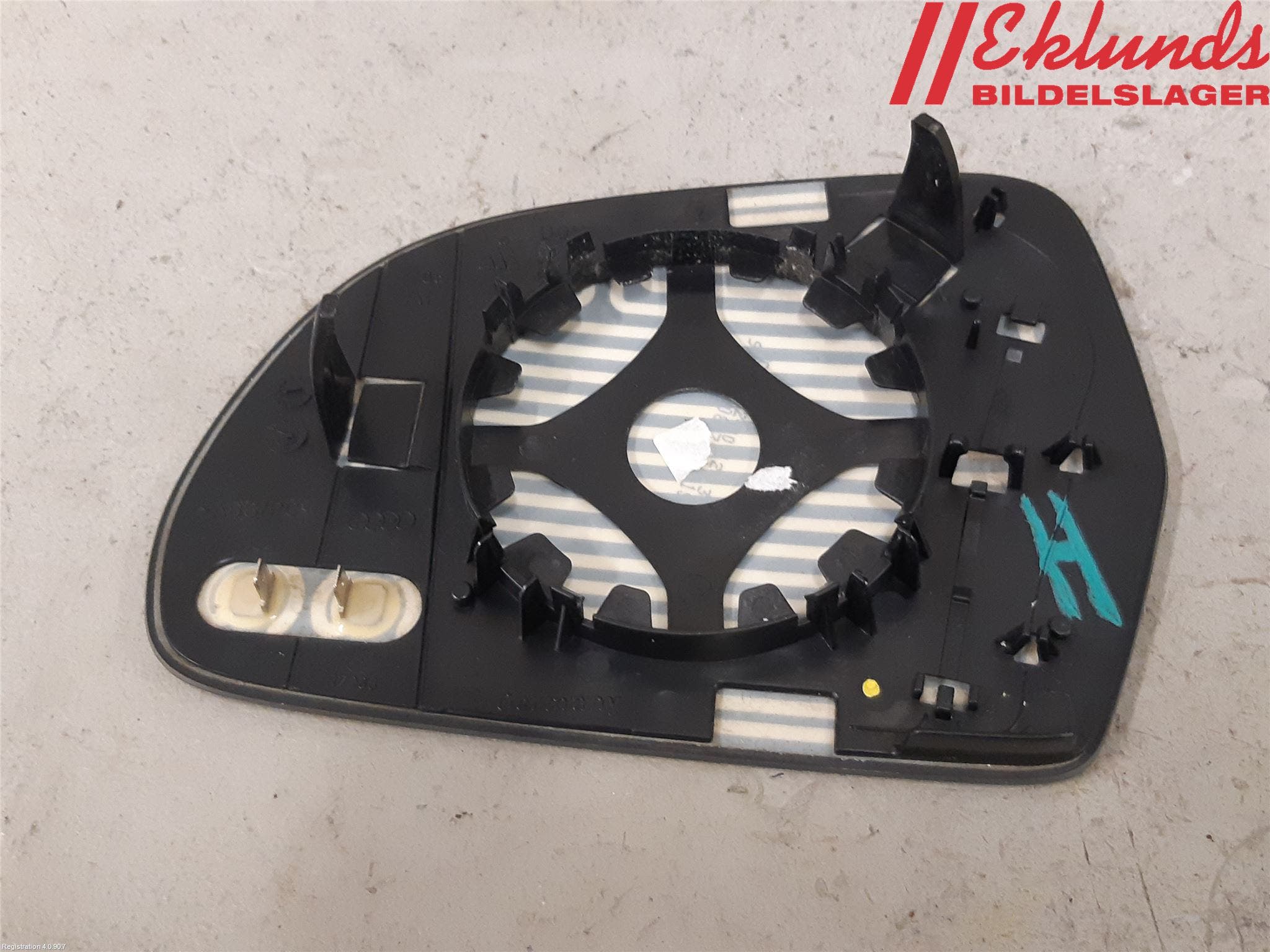 Audi A4/S4 08-11 Spegelglas Hö