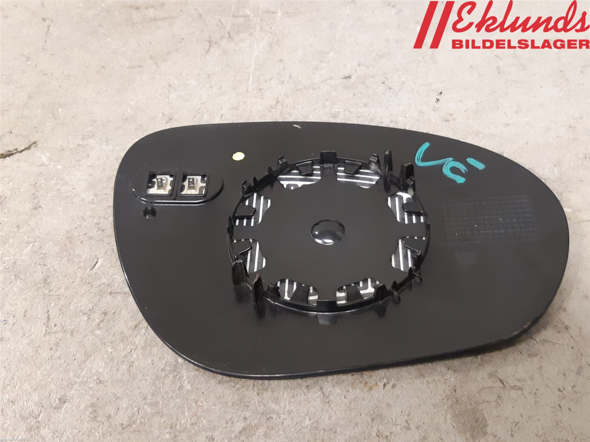 Nissan JUKE 10-14 Spegelglas Vä