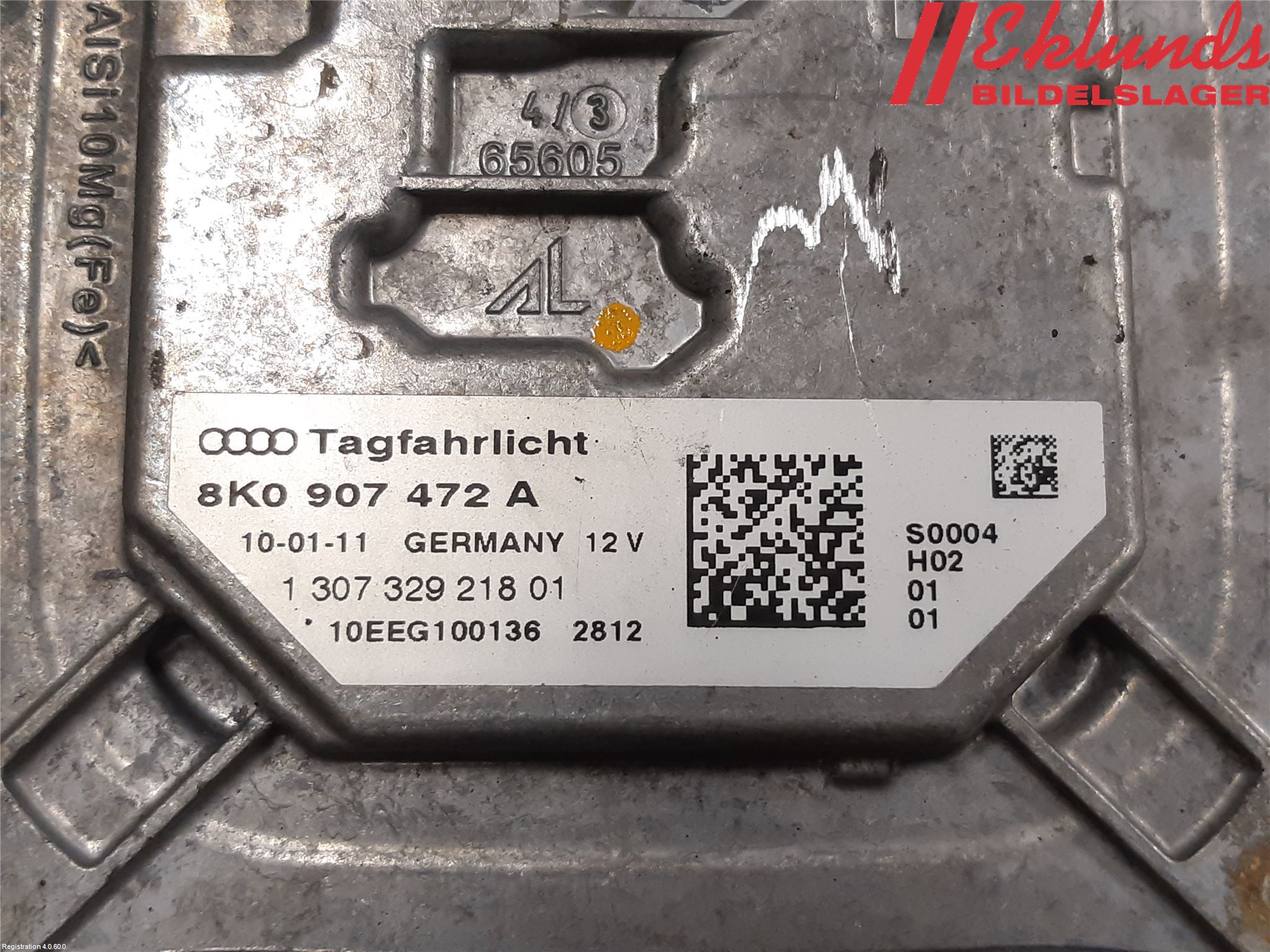 Audi A4/S4 08-11 Styrenhet Strålkastare