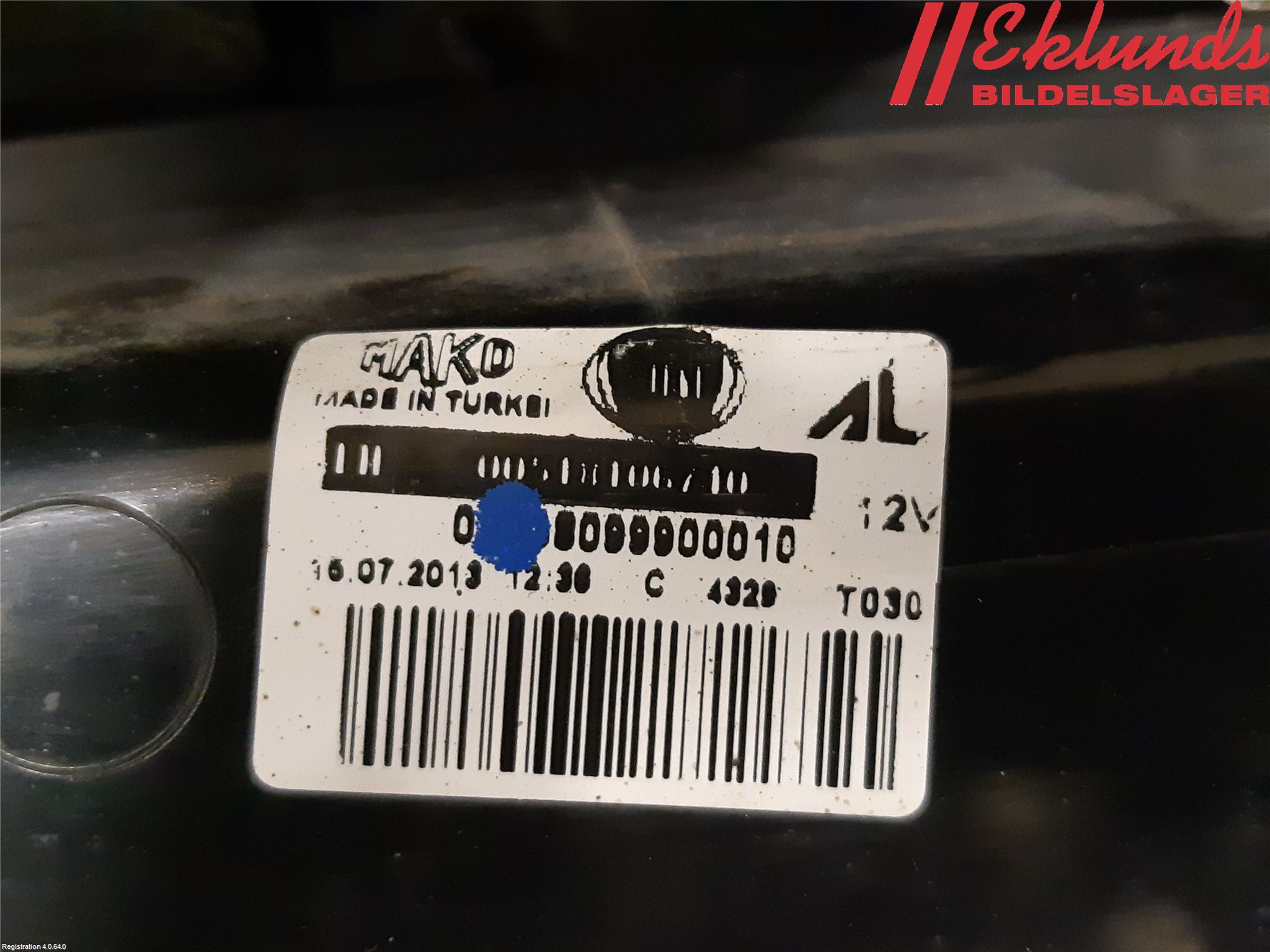 Fiat DOBLO CARGO Bakljus Vänster