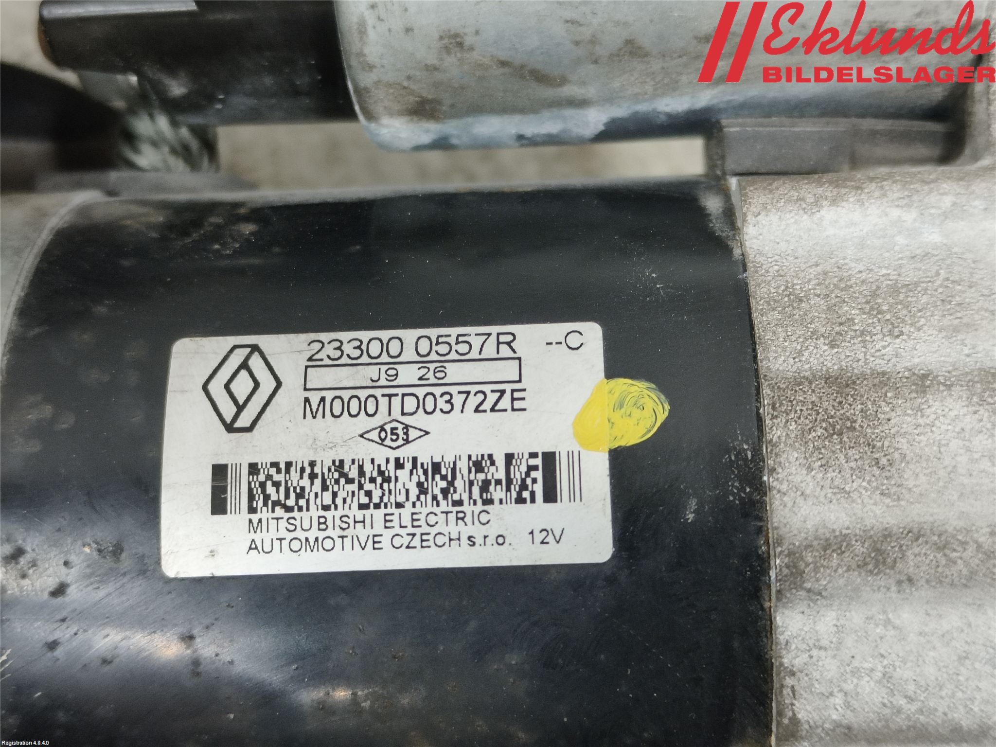 Renault CAPTUR 13-19 Startmotor