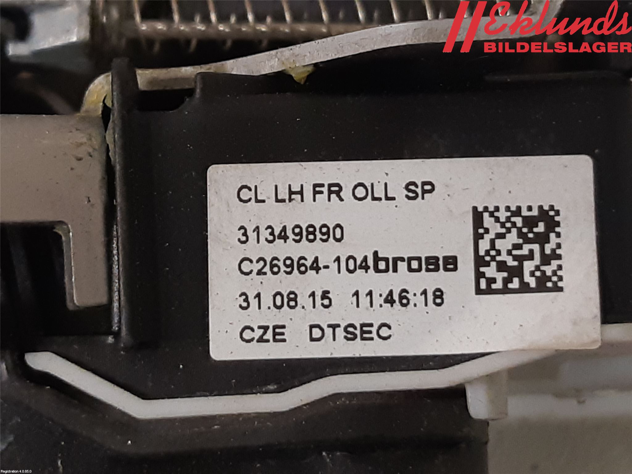Volvo XC90/RECHARGE 16- Låskista-Dörrlås