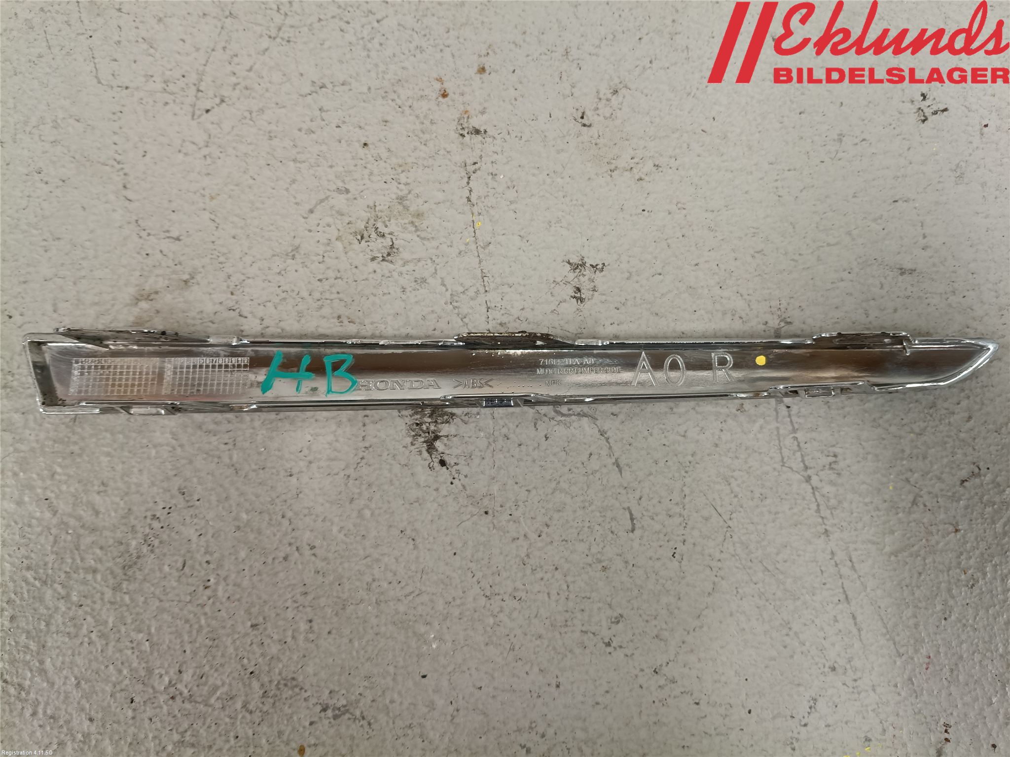 Honda CR-V 19-22 Stötfångarlist Bak