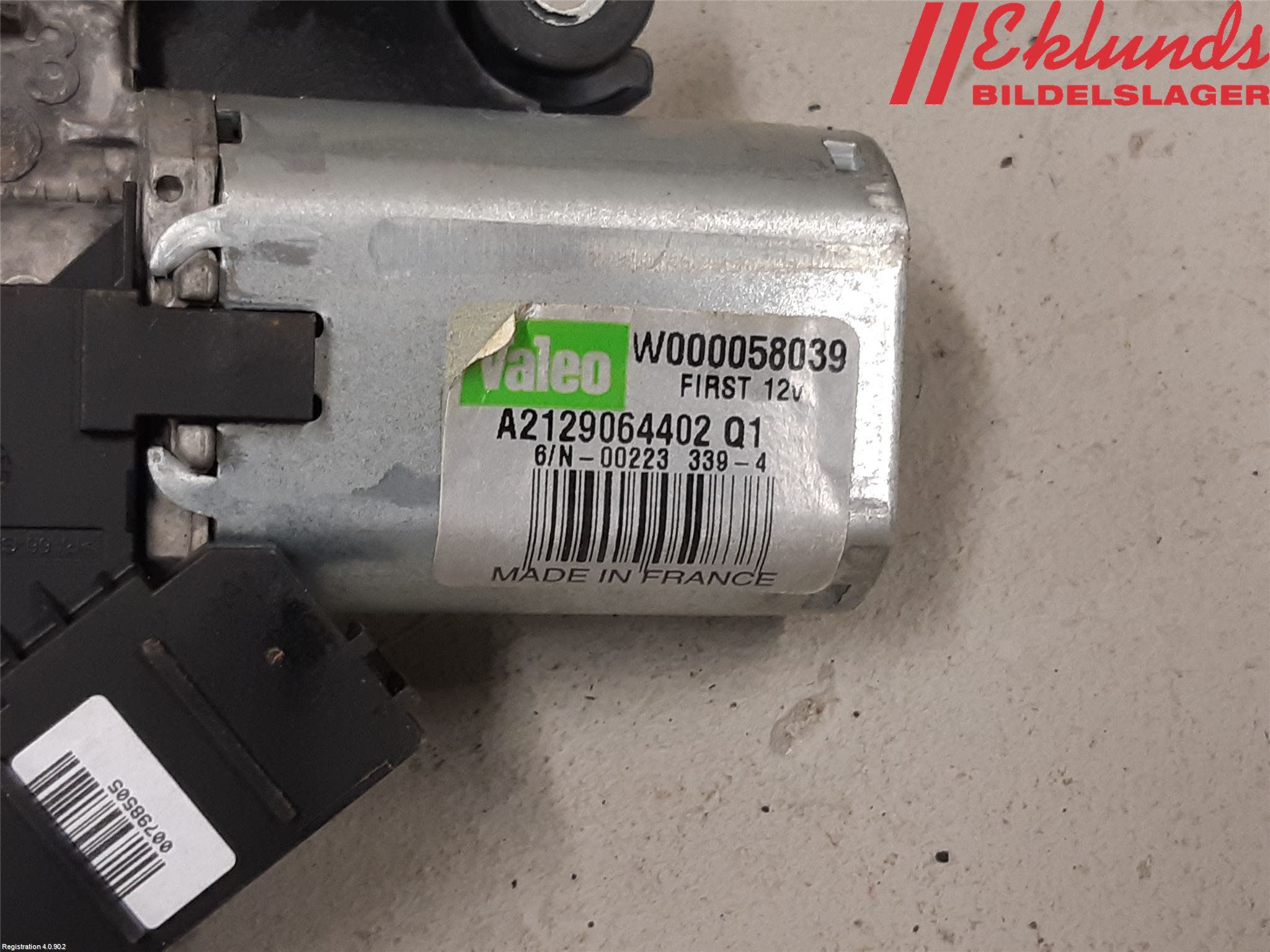 Mercedes-Benz MB E-KLASS (W212) 09-16 Torkarmotor Baklucka